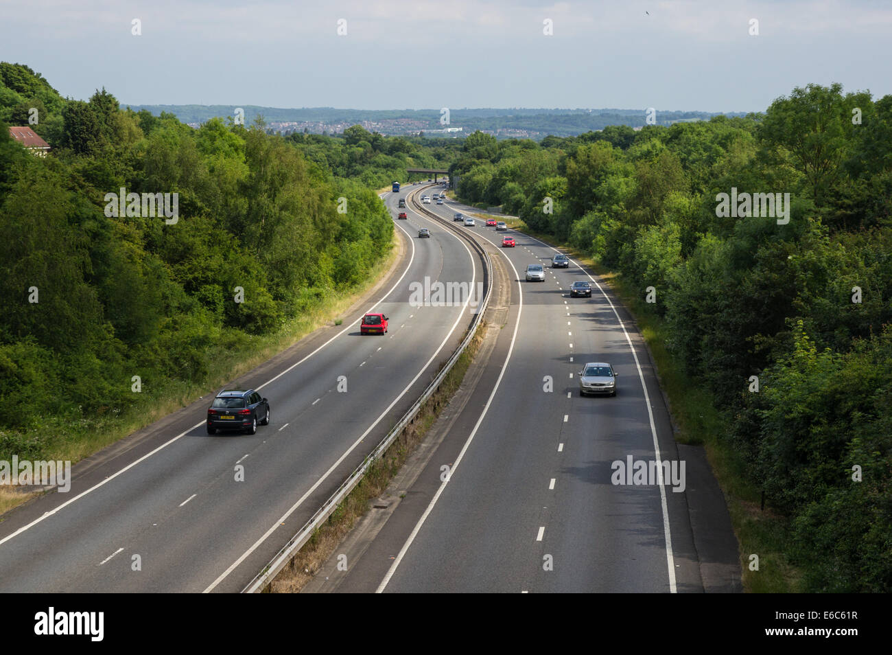 A21 road near Sevenoaks Kent England United Kingdom UK Stock Photo