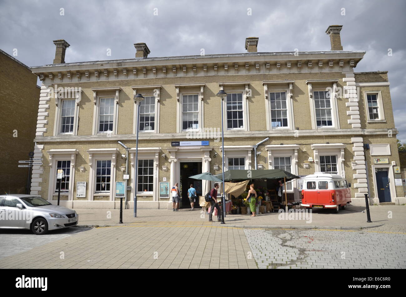 Greenwich railway station Stock Photo Alamy