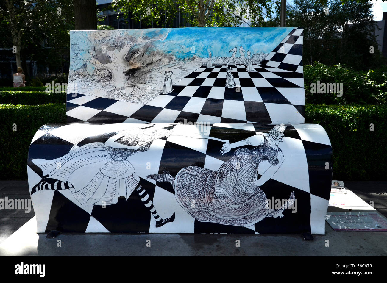 Alice through the looking glass book hi-res stock photography and ...