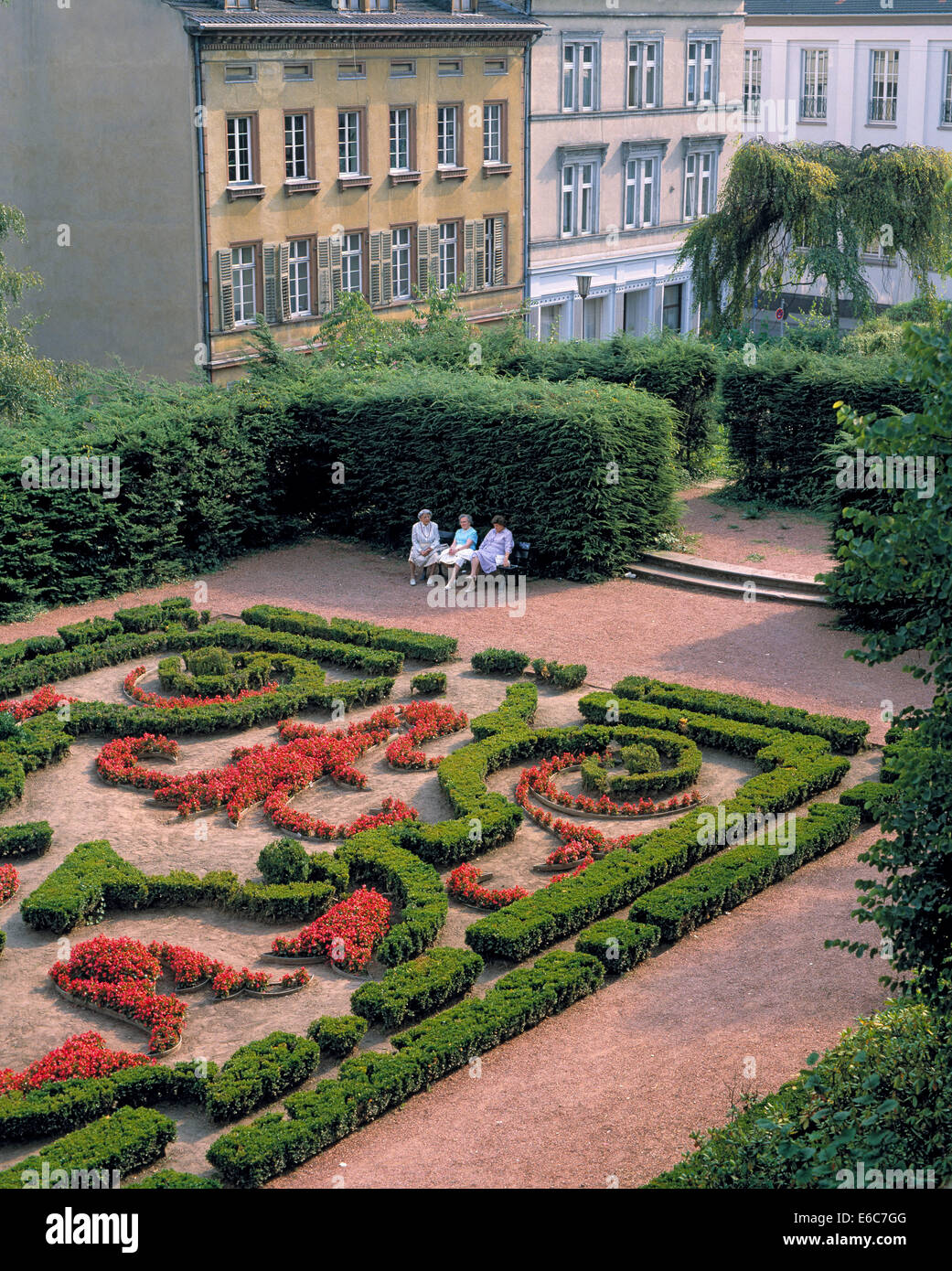 Barockgarten, Franzoesischer Garten, Schlossgarten In Saarbruecken