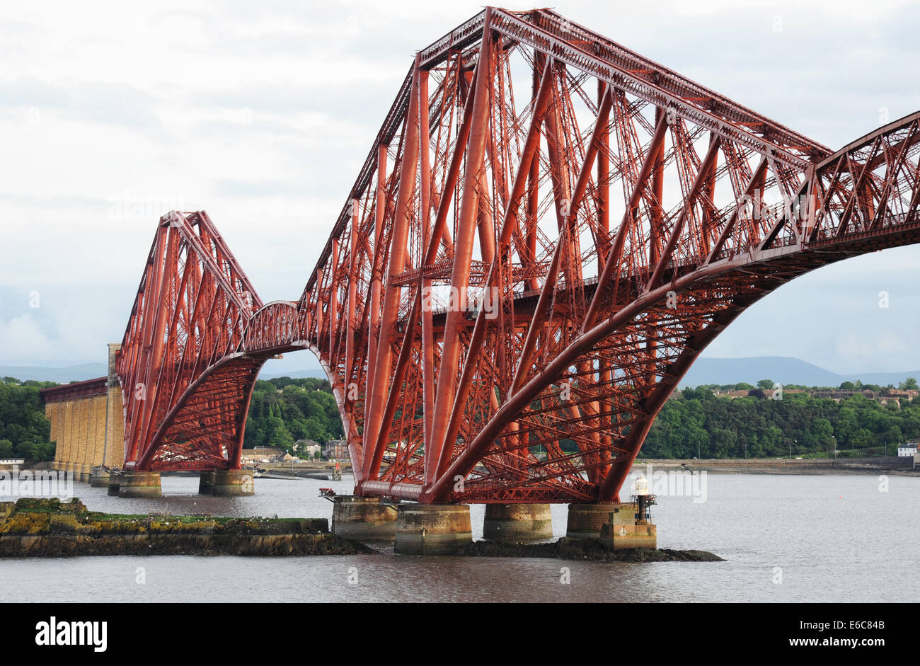 Forth Bridge from Fife Stock Photo Alamy