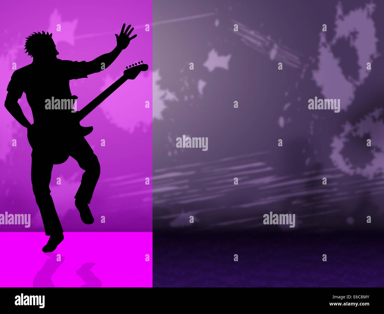 Music Guitar Representing Sound Track And Blank Stock Photo Alamy