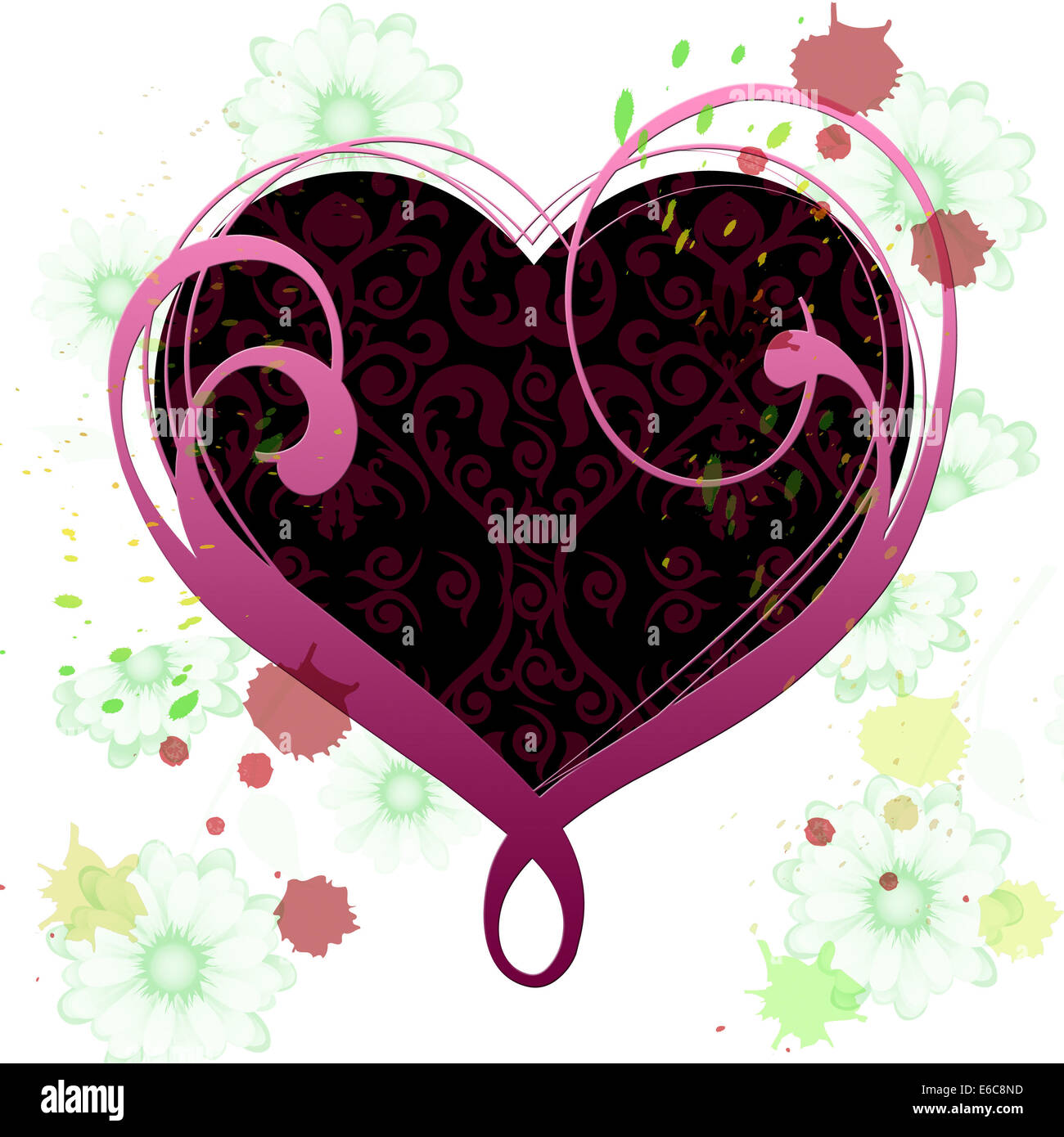 Heart Background Indicating Valentines Day And Hearts Stock Photo - Alamy