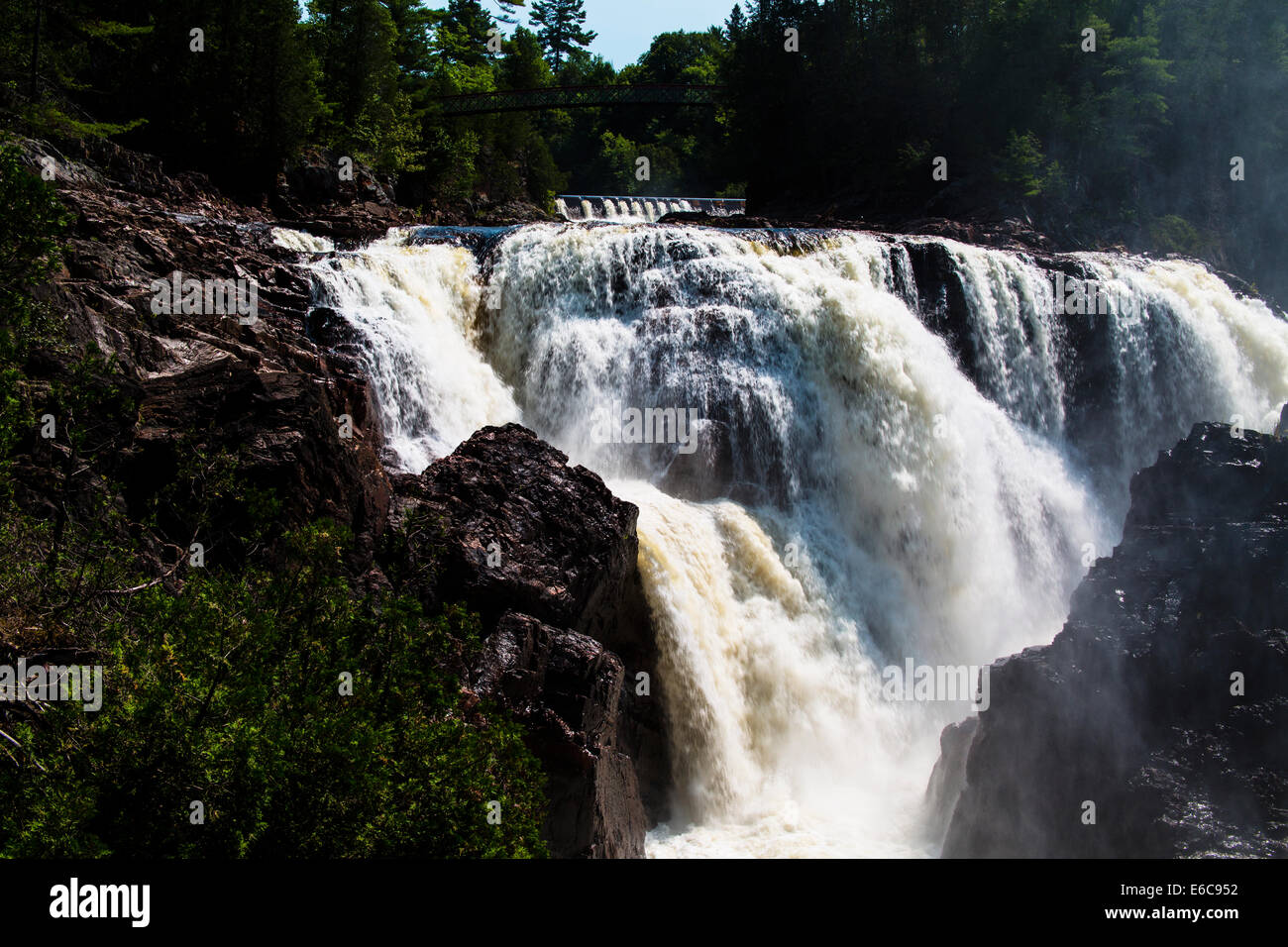 FortCoulonge Quebec Canada waterfalls at Fort Coulonge Stock Photo Alamy