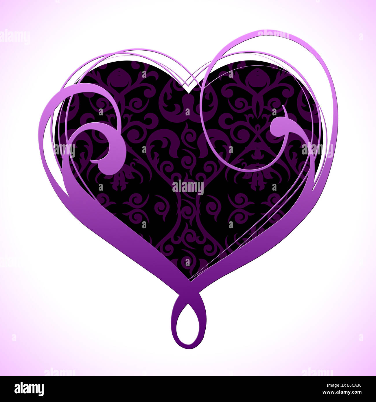 Heart Background Showing Valentines Day And Template Stock Photo - Alamy