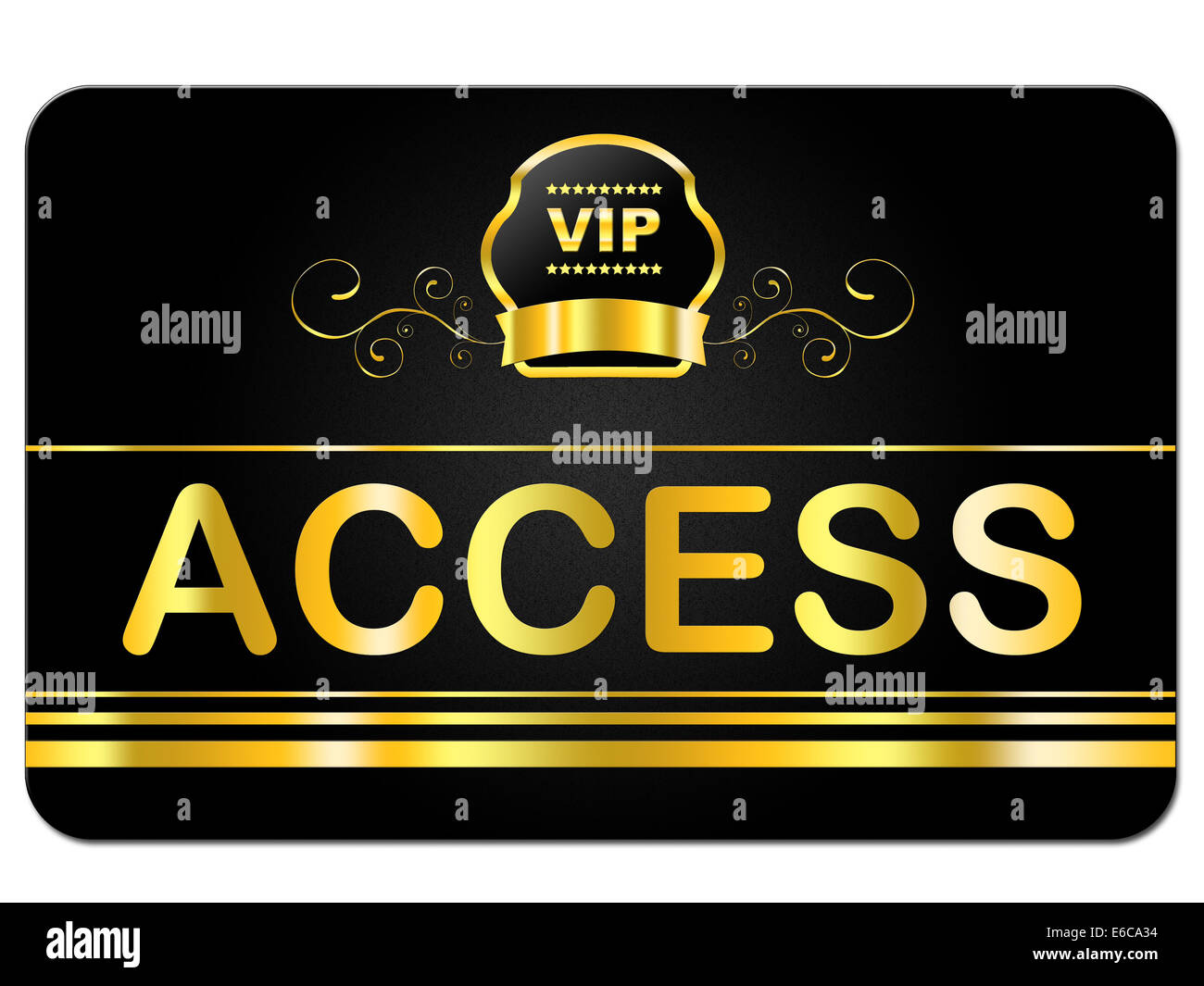 Importance Card Membership Card Showing Very Important Person And Id Admittance Stock ...