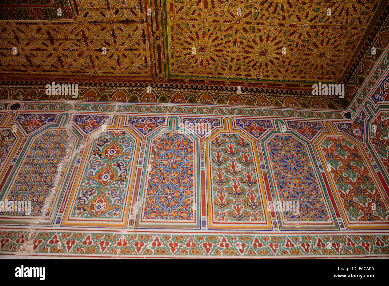 Kasbah De Taourirt Interiors Views From Carpet Stock Photo