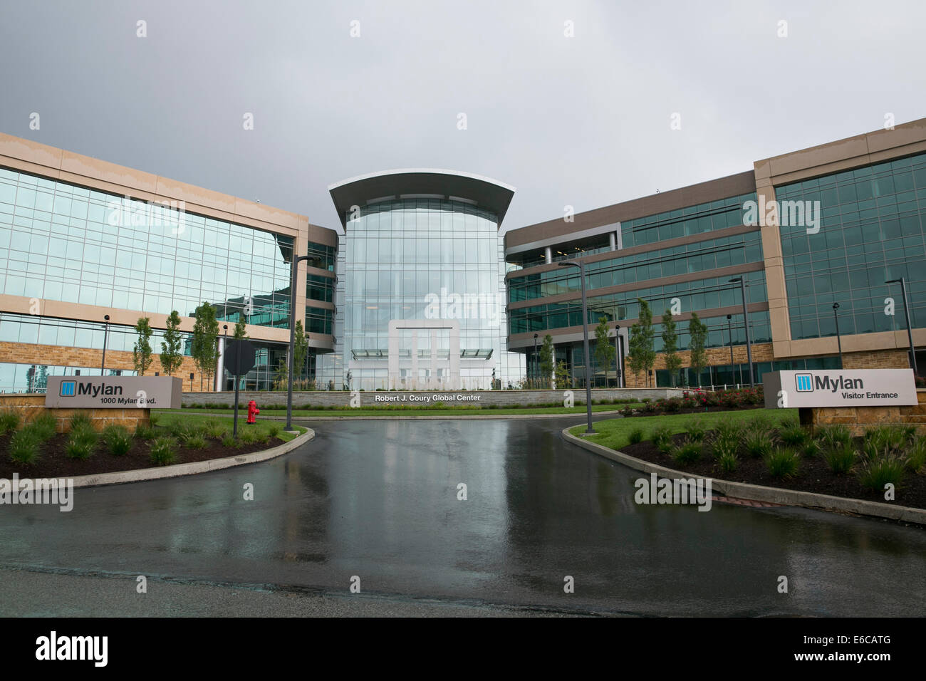 The headquarters of Mylan Laboratories Inc., in Canonsburg