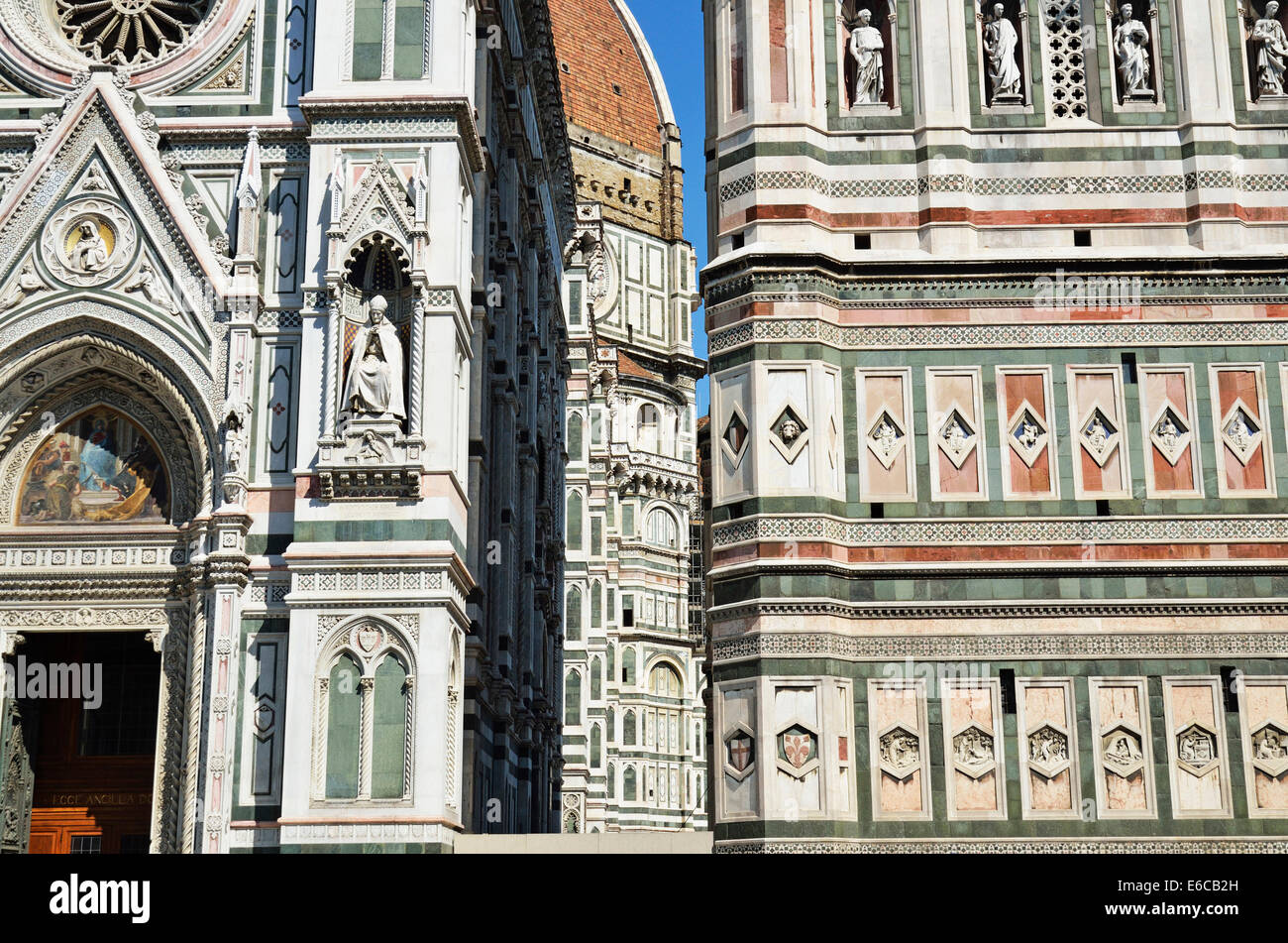 Basilica di Santa Maria del Fiore or Duomo Santa Maria Del Fiore, Florence, Tuscany, Italy, Europe Stock Photo