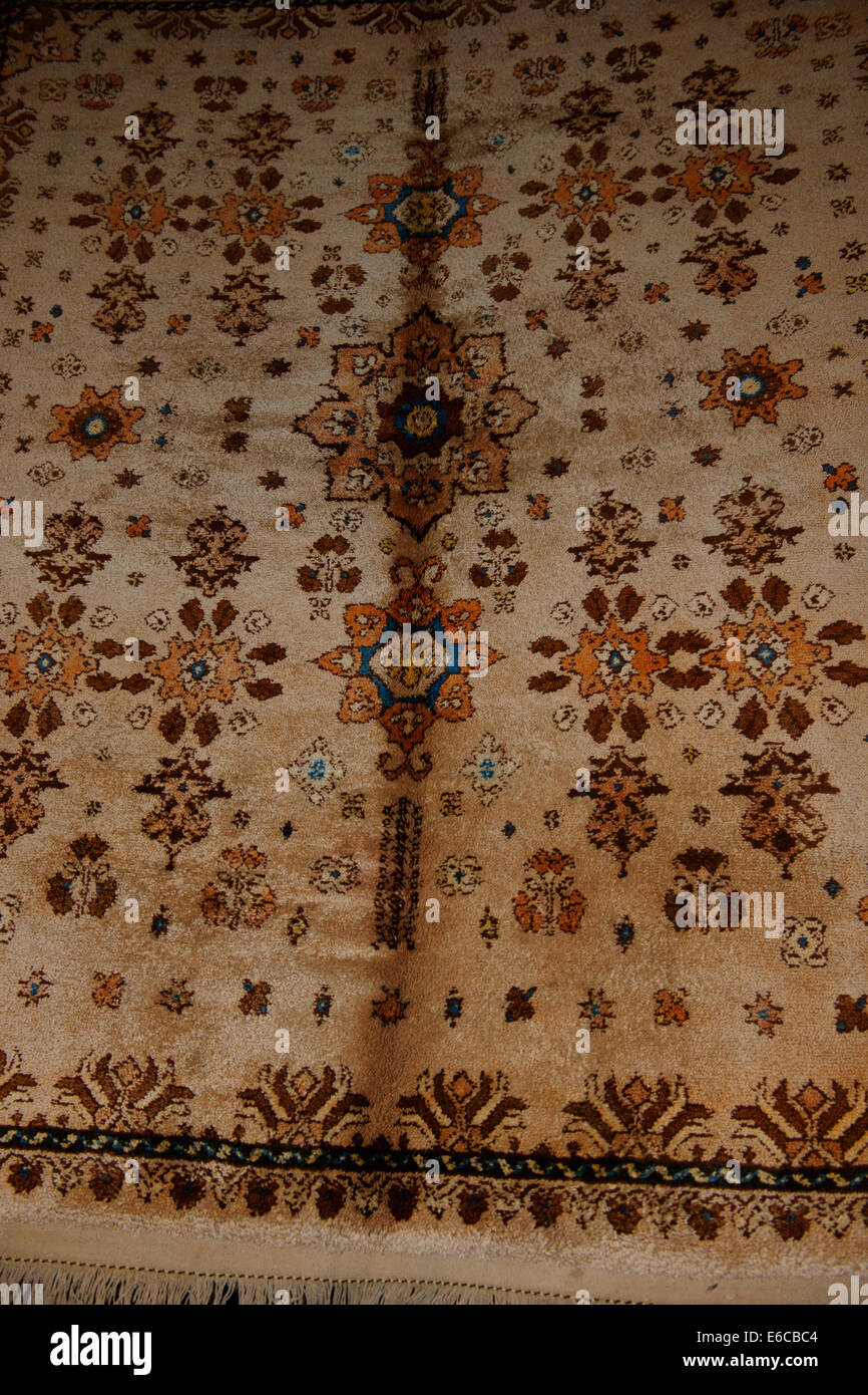 Kasbah De Taourirt Interiors Views From Carpet Stock Photo
