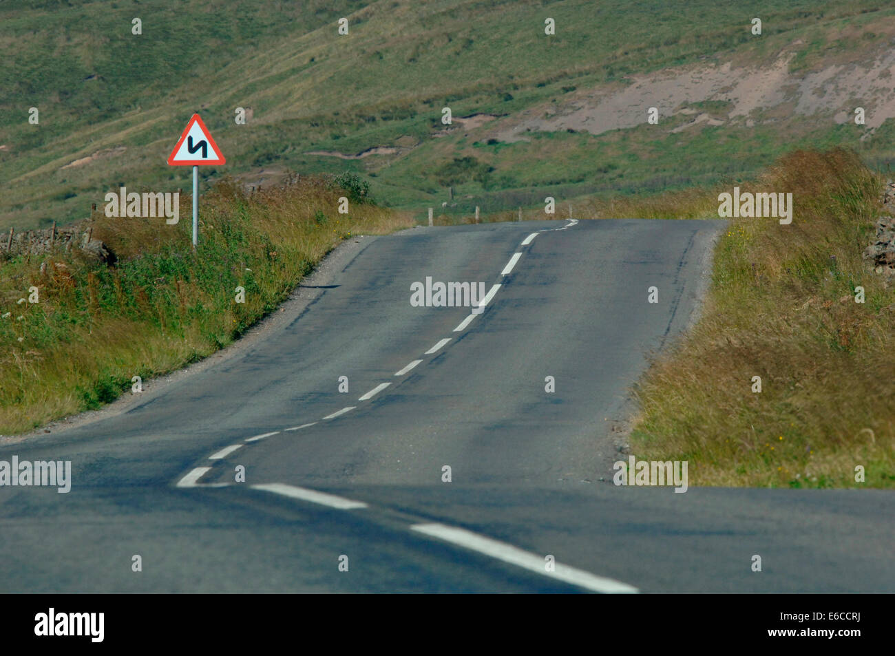 A Road On The Staffordshire Moorlands Stock Photo Alamy