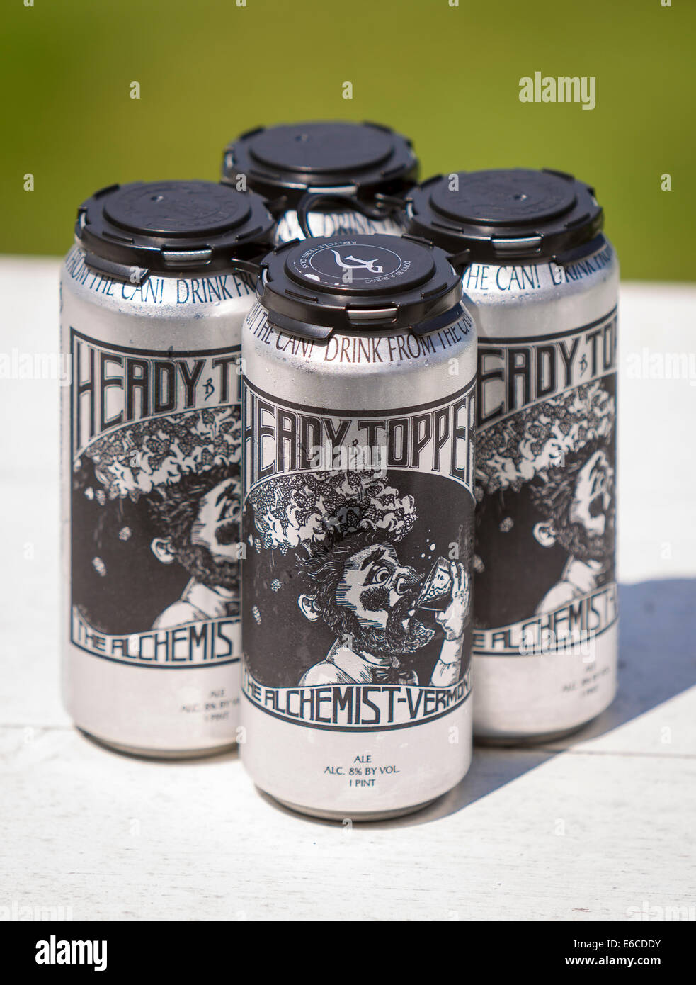 VERMONT, USA Heady Topper ale, a beer produced by The Alchemist