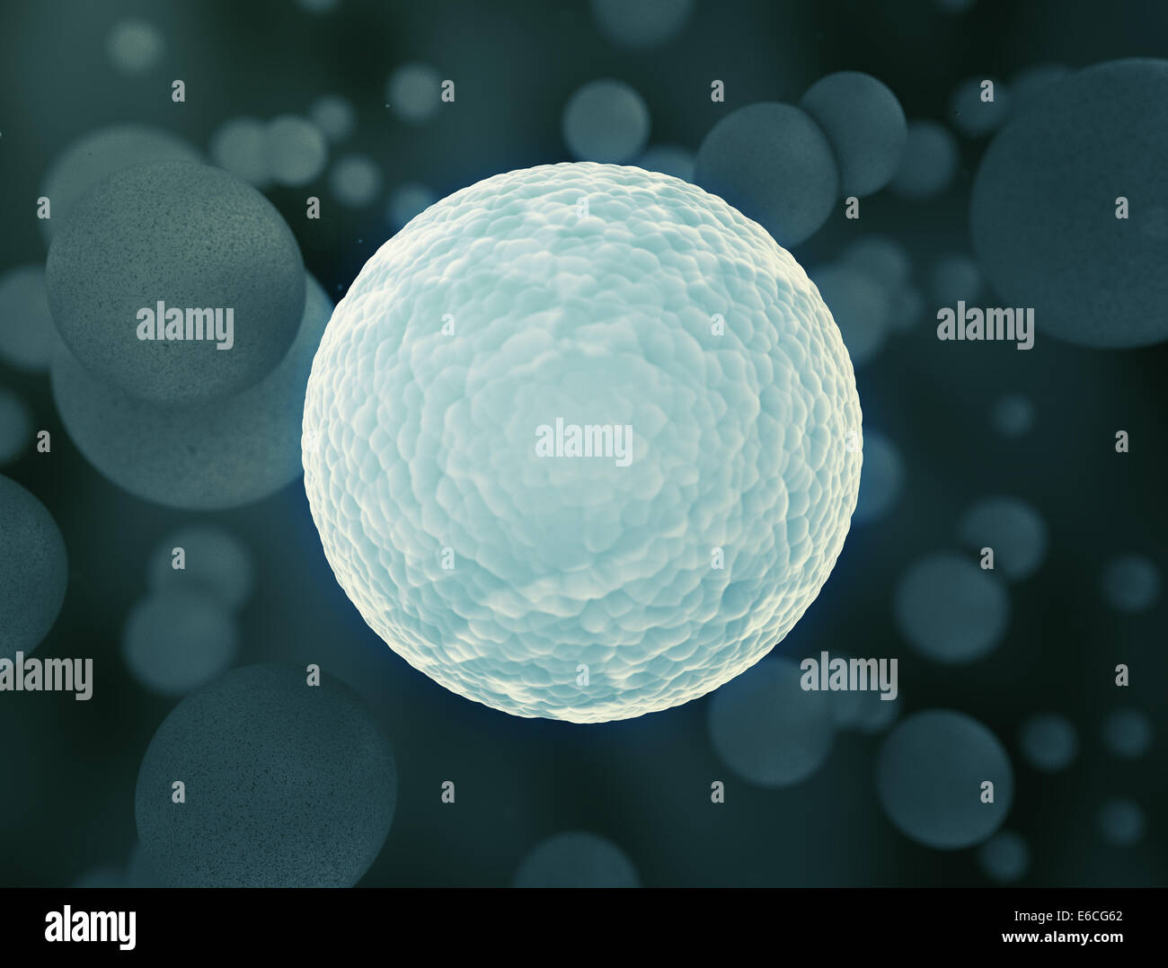 3d rendered illustration of human cells Stock Photo
