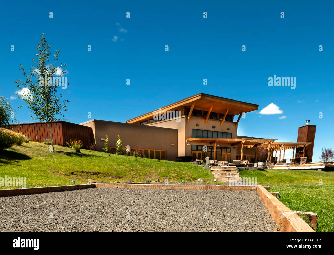 Usa Washington Walla Walla Morning On Waterbrook Winery In Walla