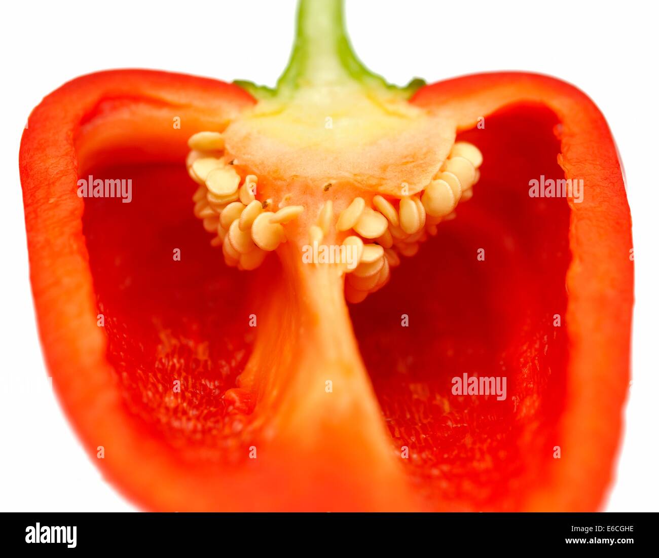 Bell pepper seeds macro close hires stock photography and images Alamy