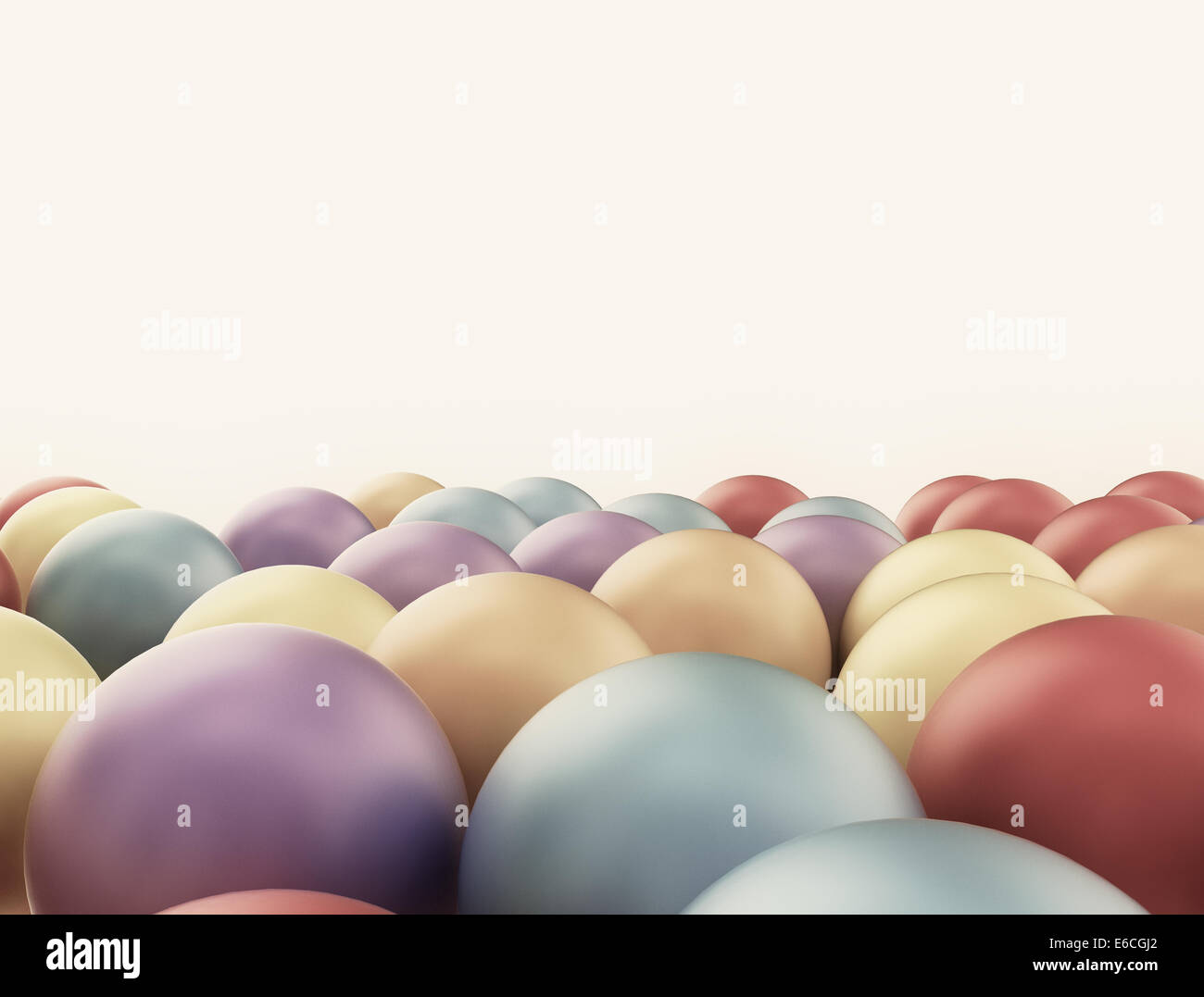 colorful balls isolated background Stock Photo