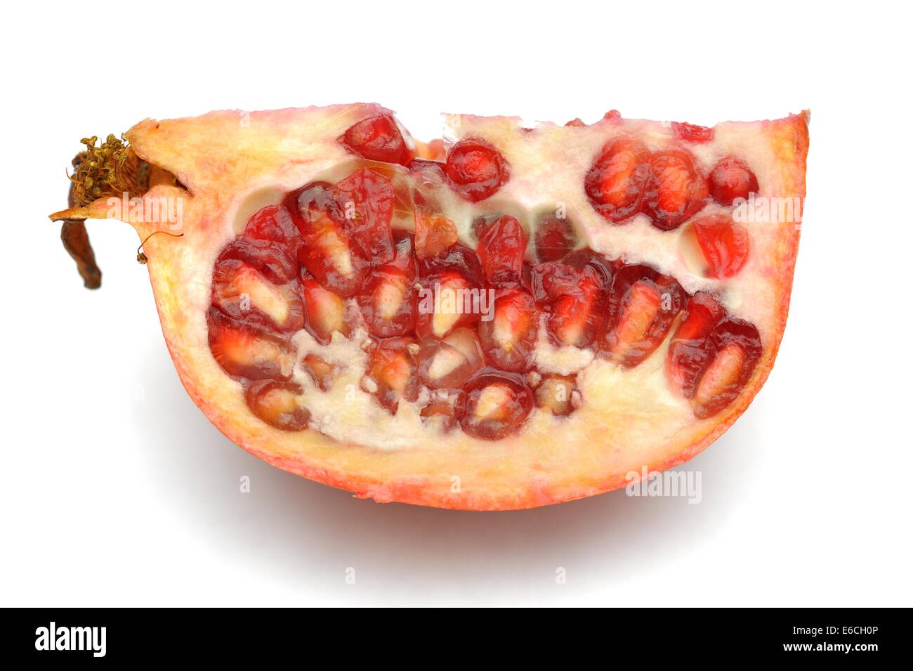 fresh Pomegranate Stock Photo