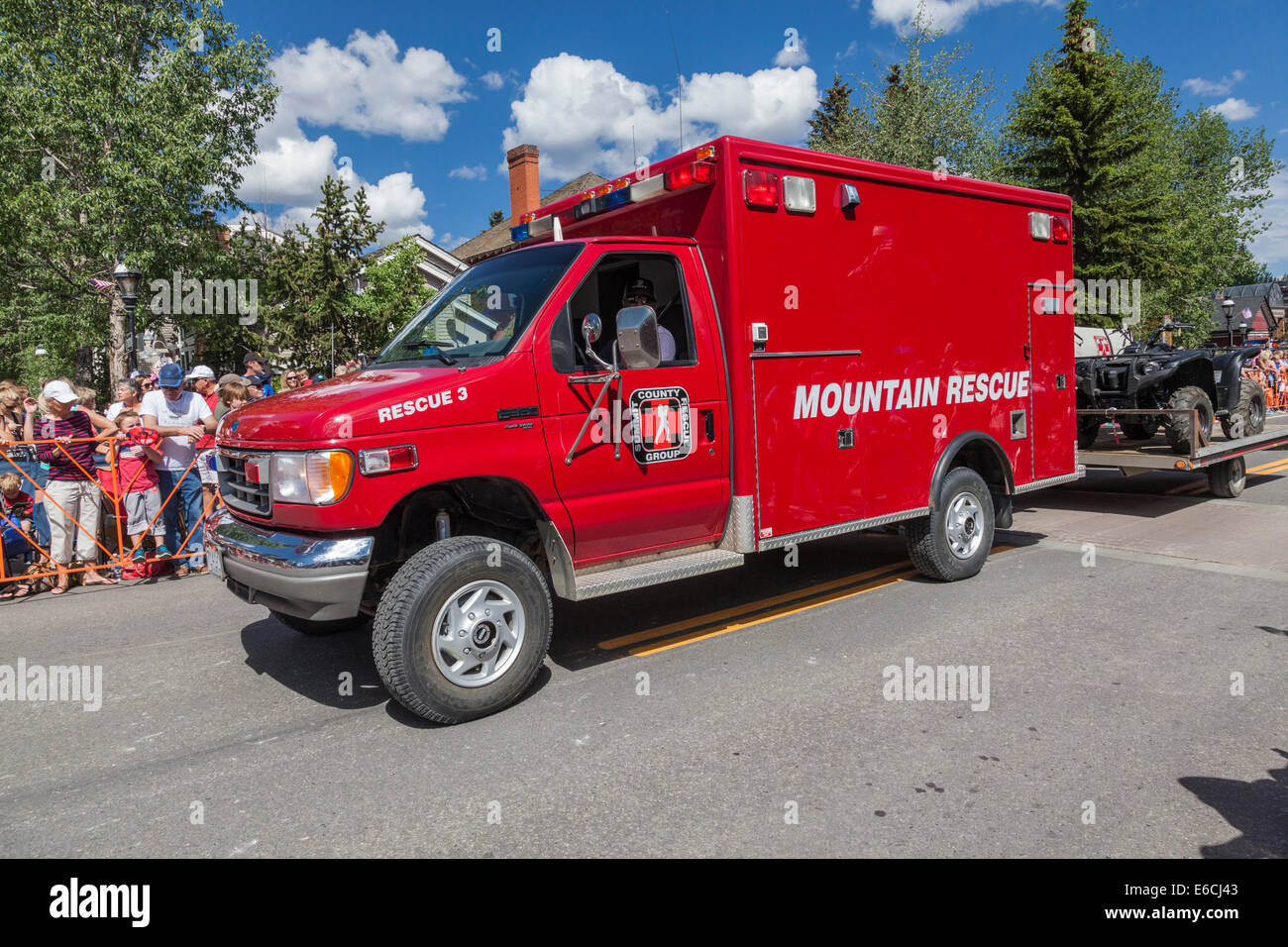 Fourth of July parade at Breckenridge, Colorado Stock Photo Alamy