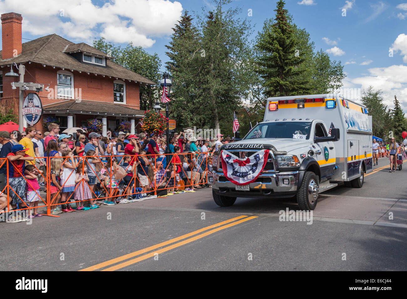 Fourth of July parade in Breckenridge Stock Photo Alamy