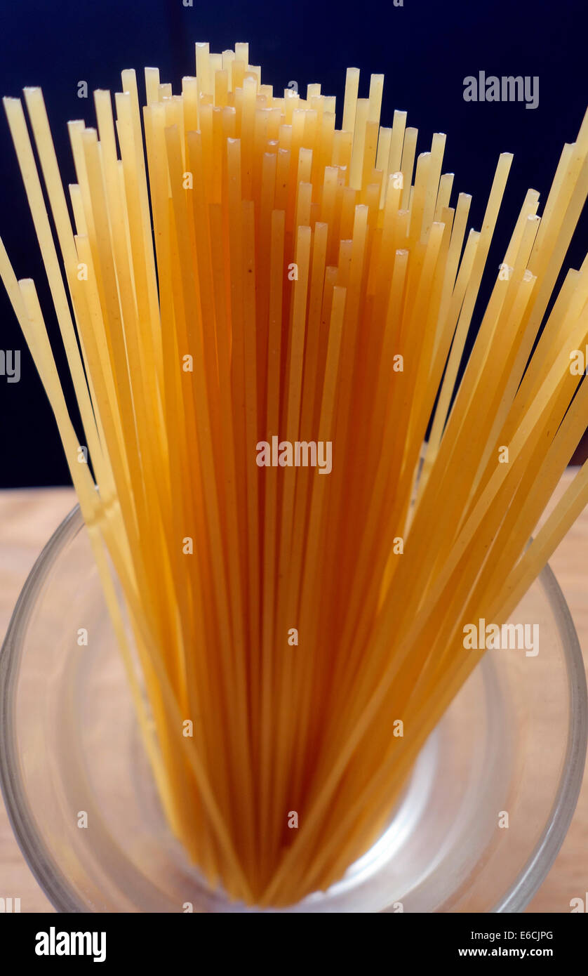 Spaghetti in a Glass Jar Stock Photo Alamy