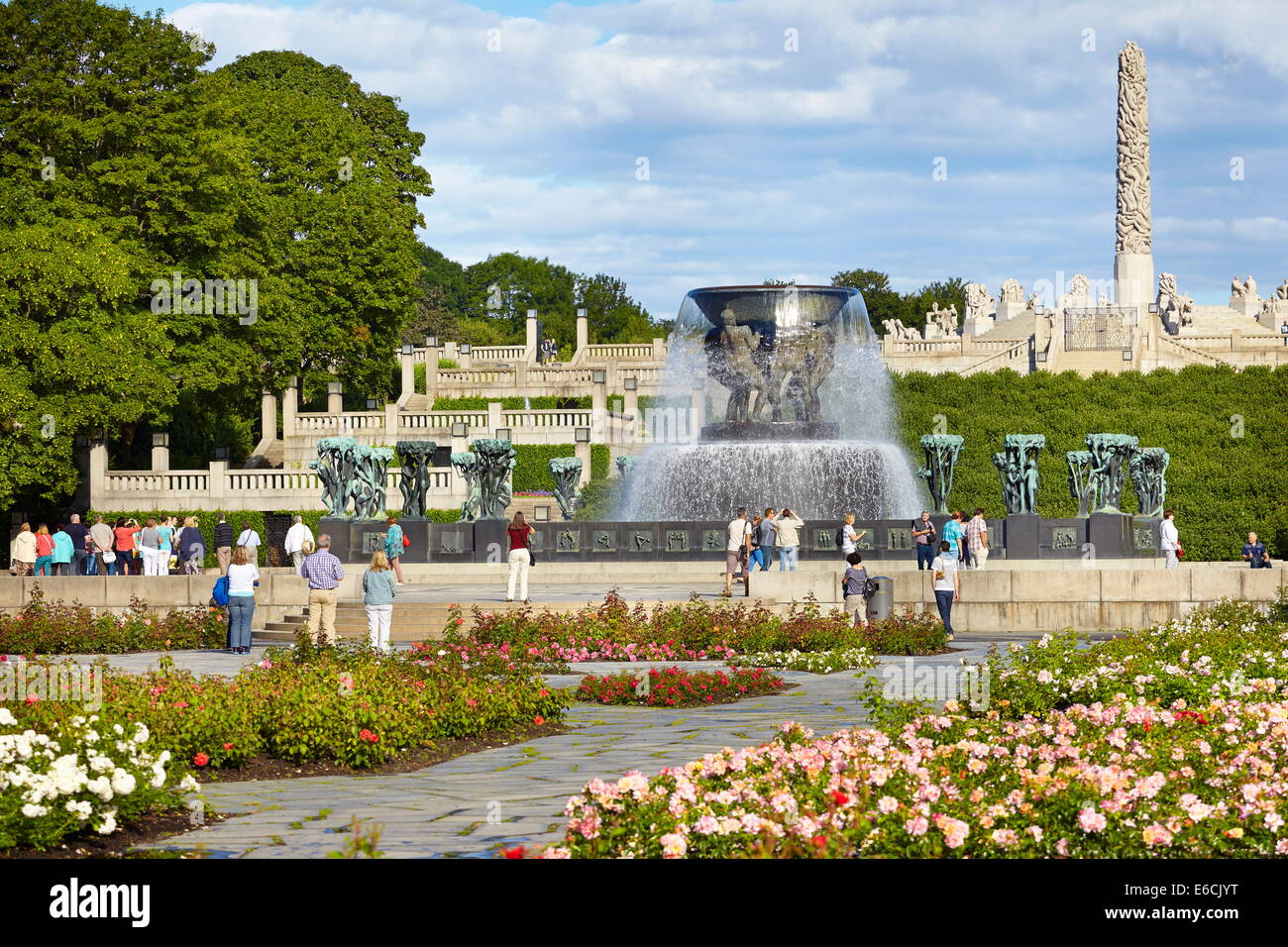 Vigeland Sculpture Park, Vigelandsparken, Oslo, Norway Stock Photo