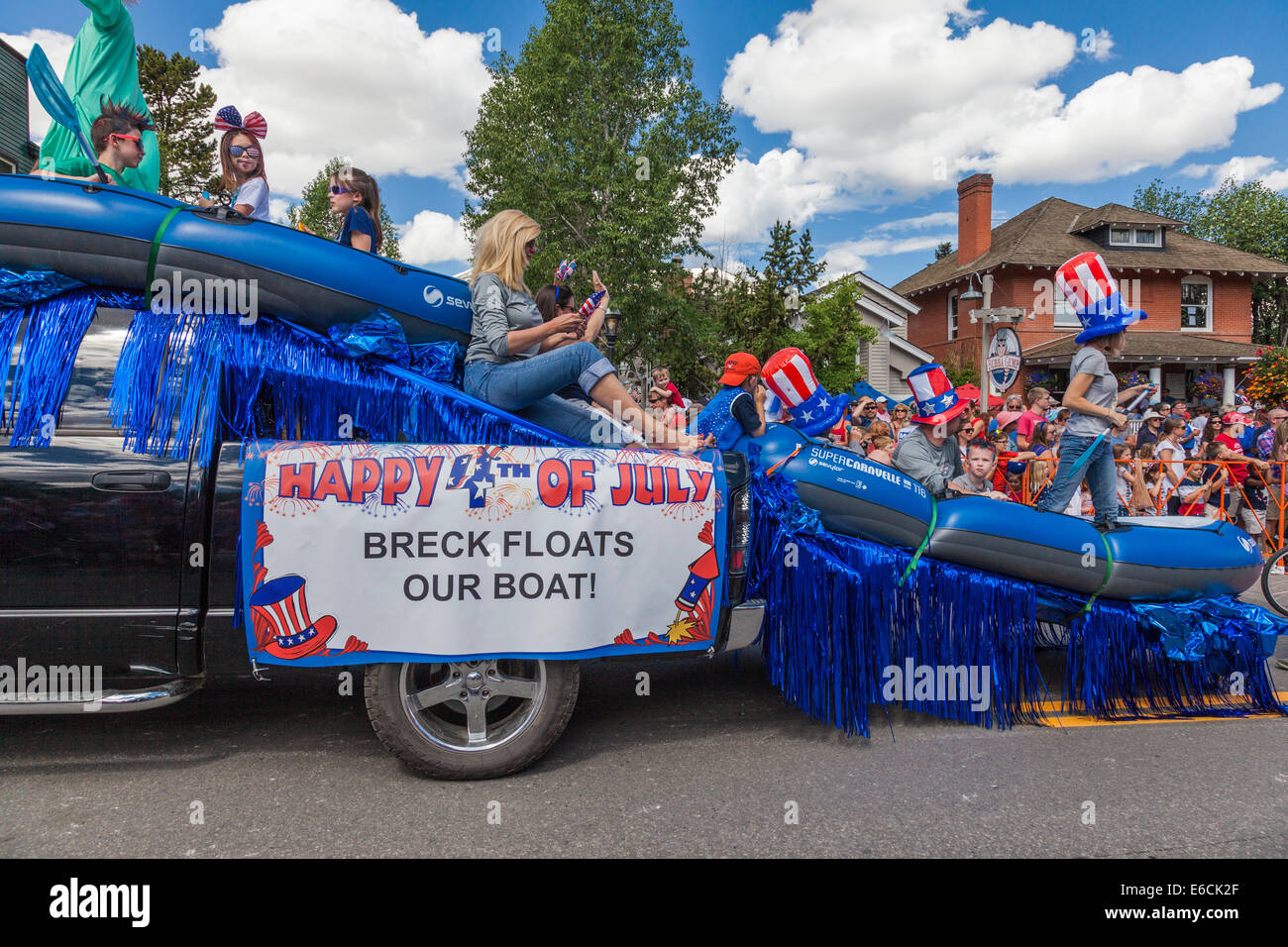 Fourth of July parade at Breckenridge Stock Photo Alamy