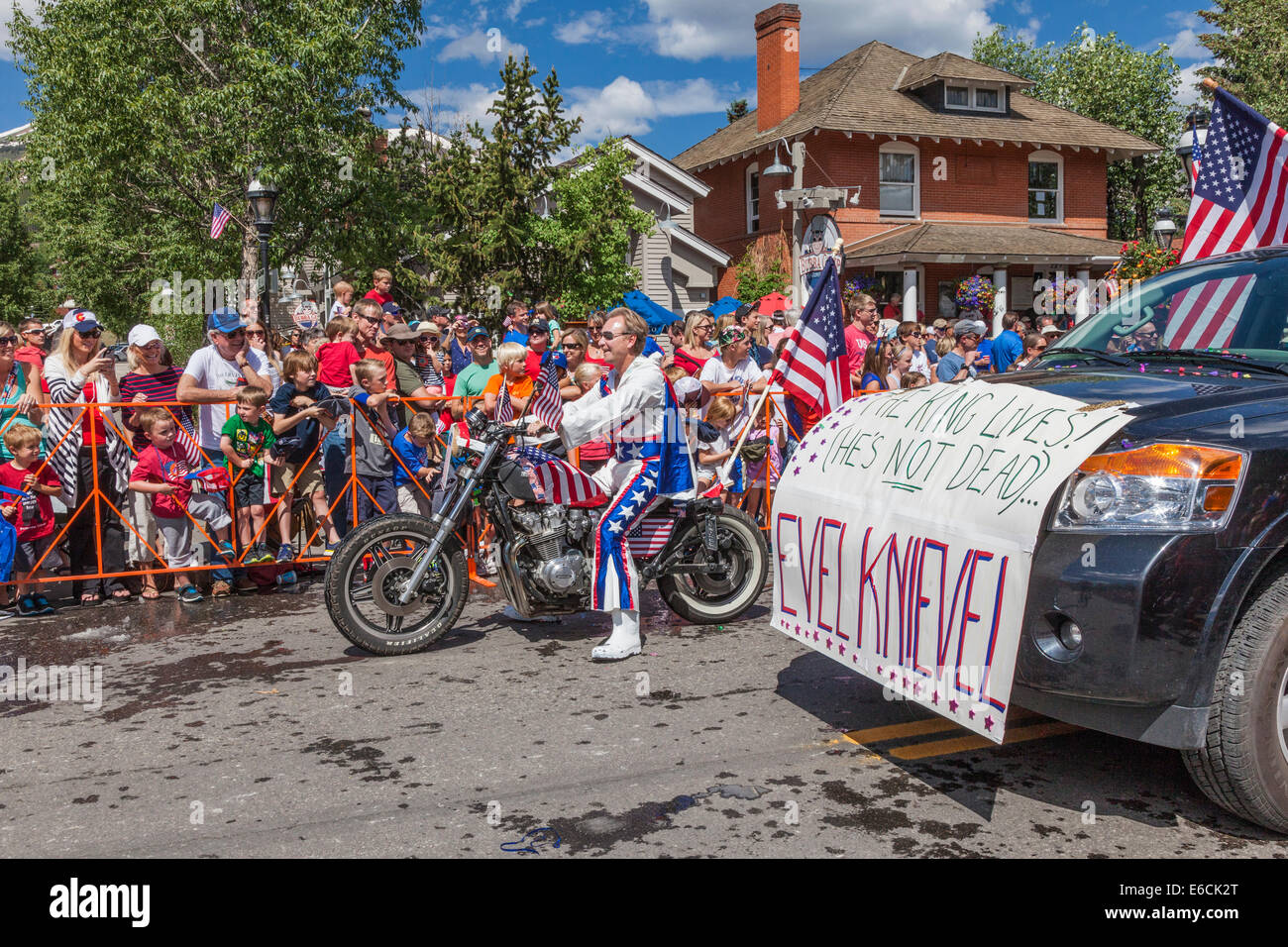 Fourth of July parade at Breckenridge Stock Photo Alamy