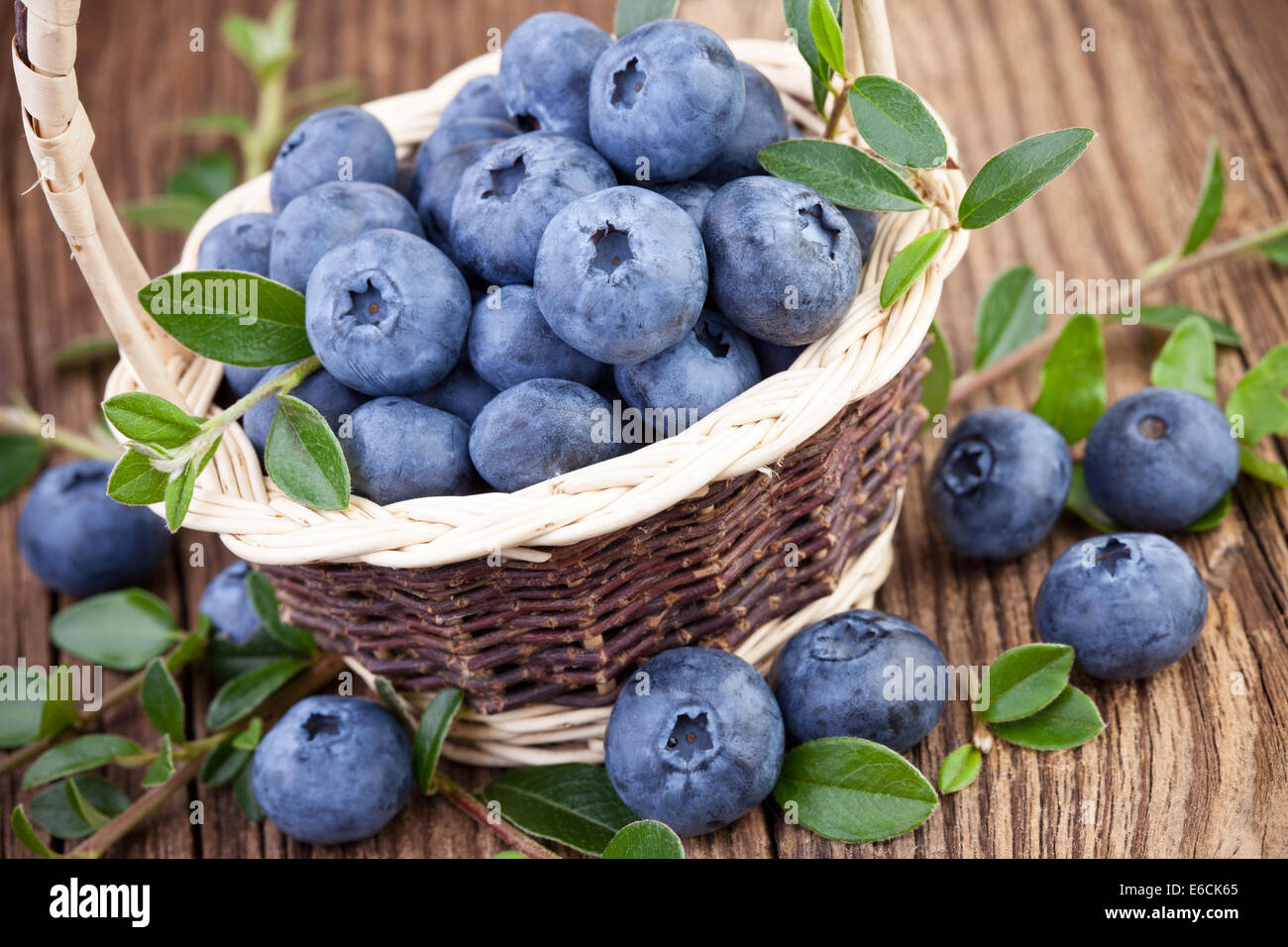 Really Ripe Blueberries Closeup blueberries in nature hi-res stock photography and images - Alamy