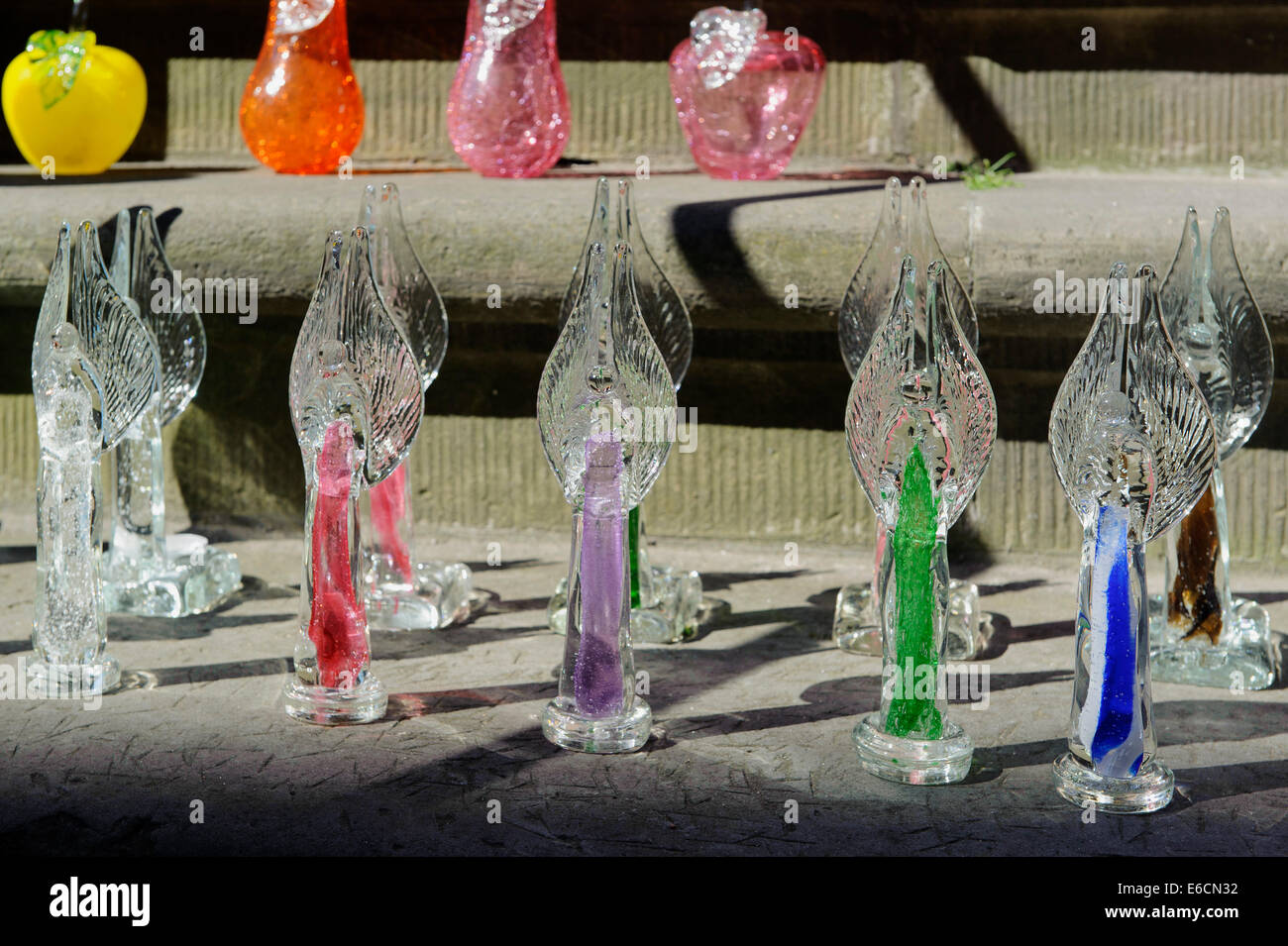 Jewelery and galleries on Mariacka st.  in Gdansk, Poland, Europe Stock Photo
