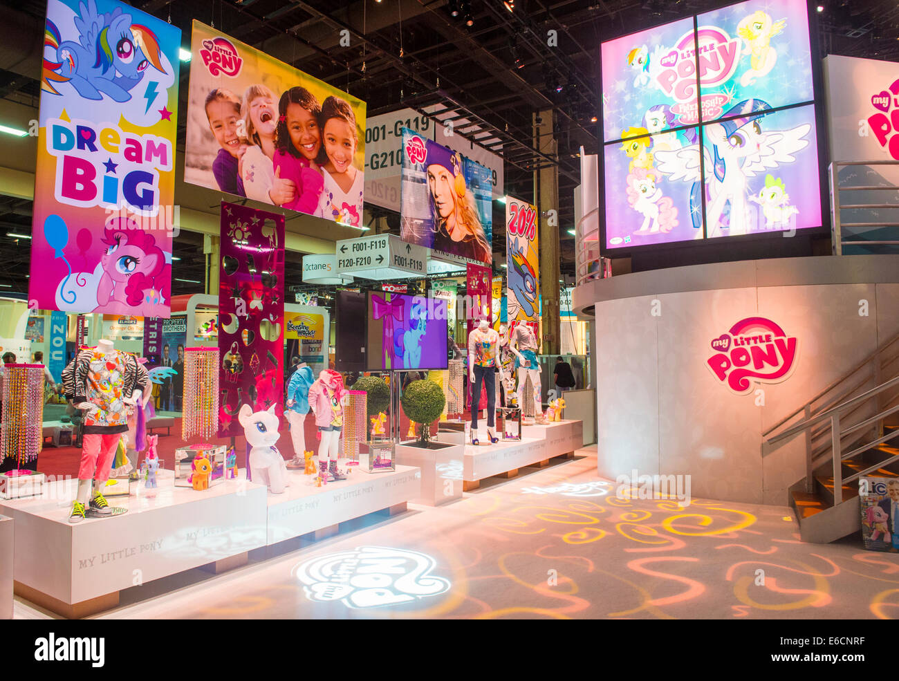 The Hasbro booth at the Licensing Expo in Las Vegas Stock Photo Alamy
