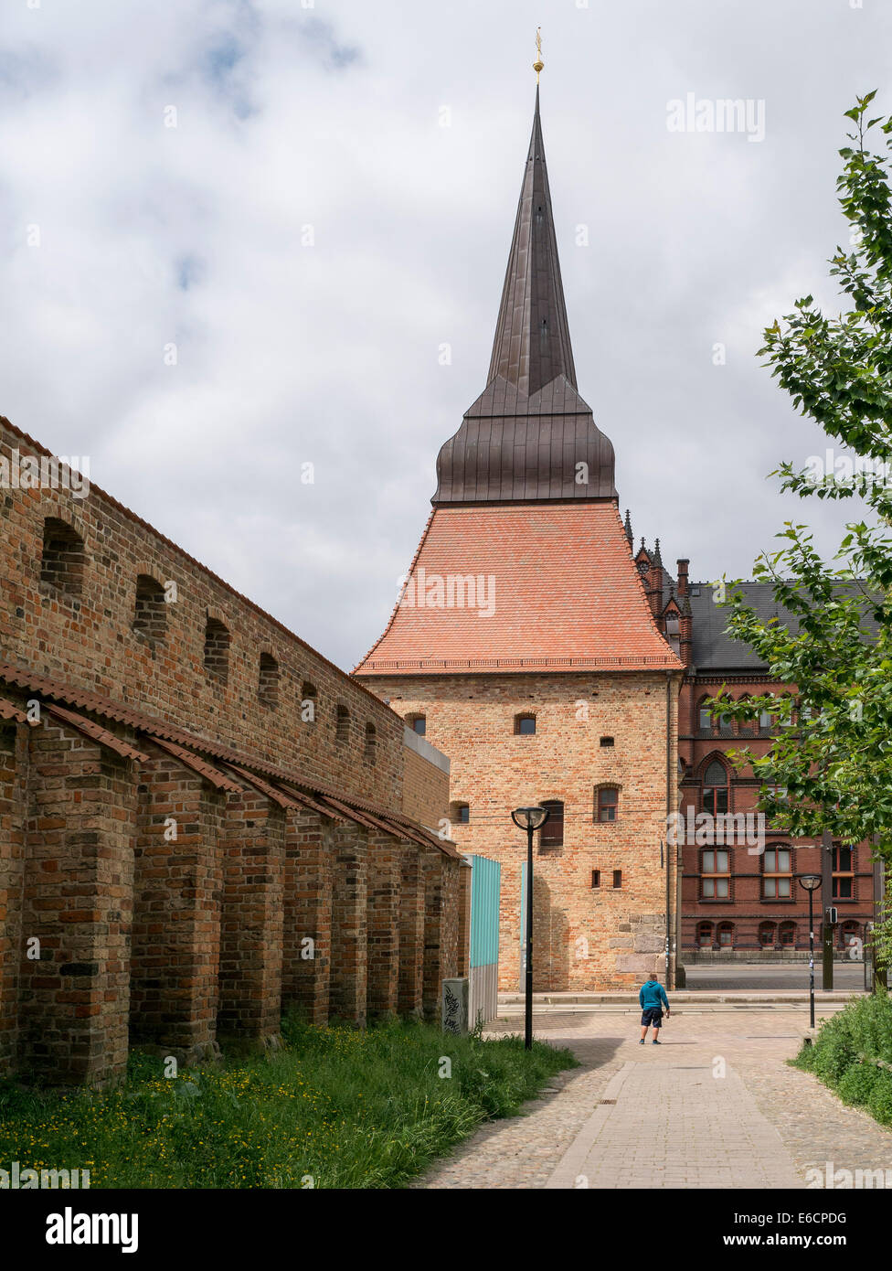 Stone Gate Rostock Steintor gate rostock germany hi-res stock photography and images - Alamy