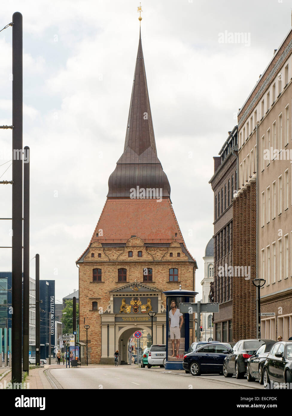Stone Gate Rostock Germany steintor stone gate hi-res stock photography and images - Alamy
