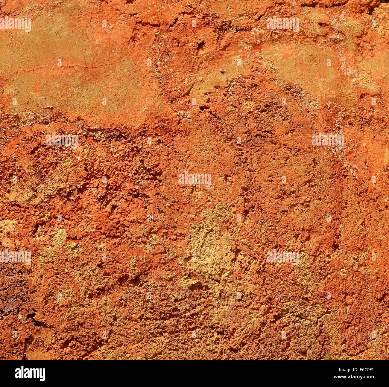 Old mexican wall orange texture Stock Photo - Alamy