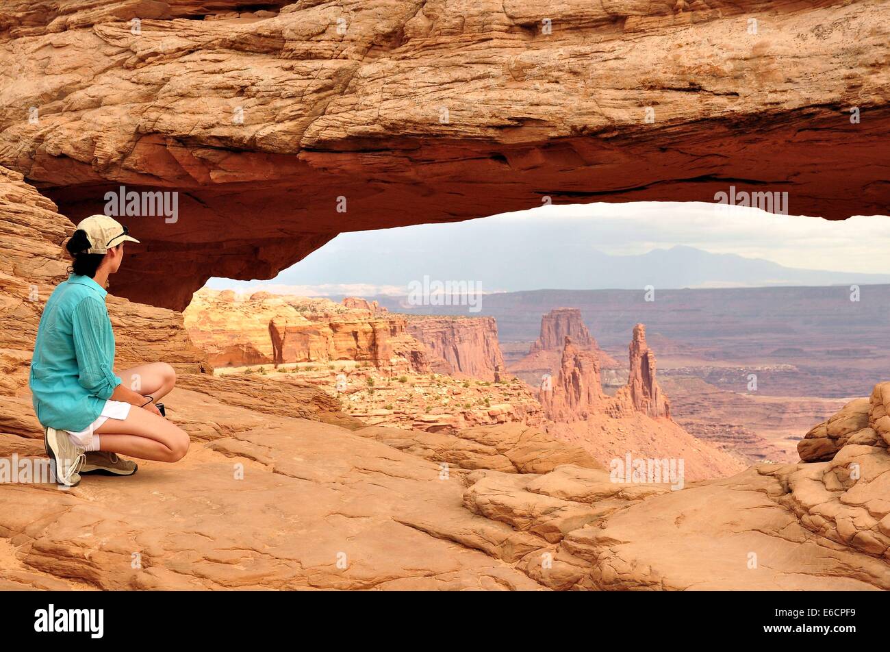 Mesa Arch, Canyonlands National Park Stock Photo
