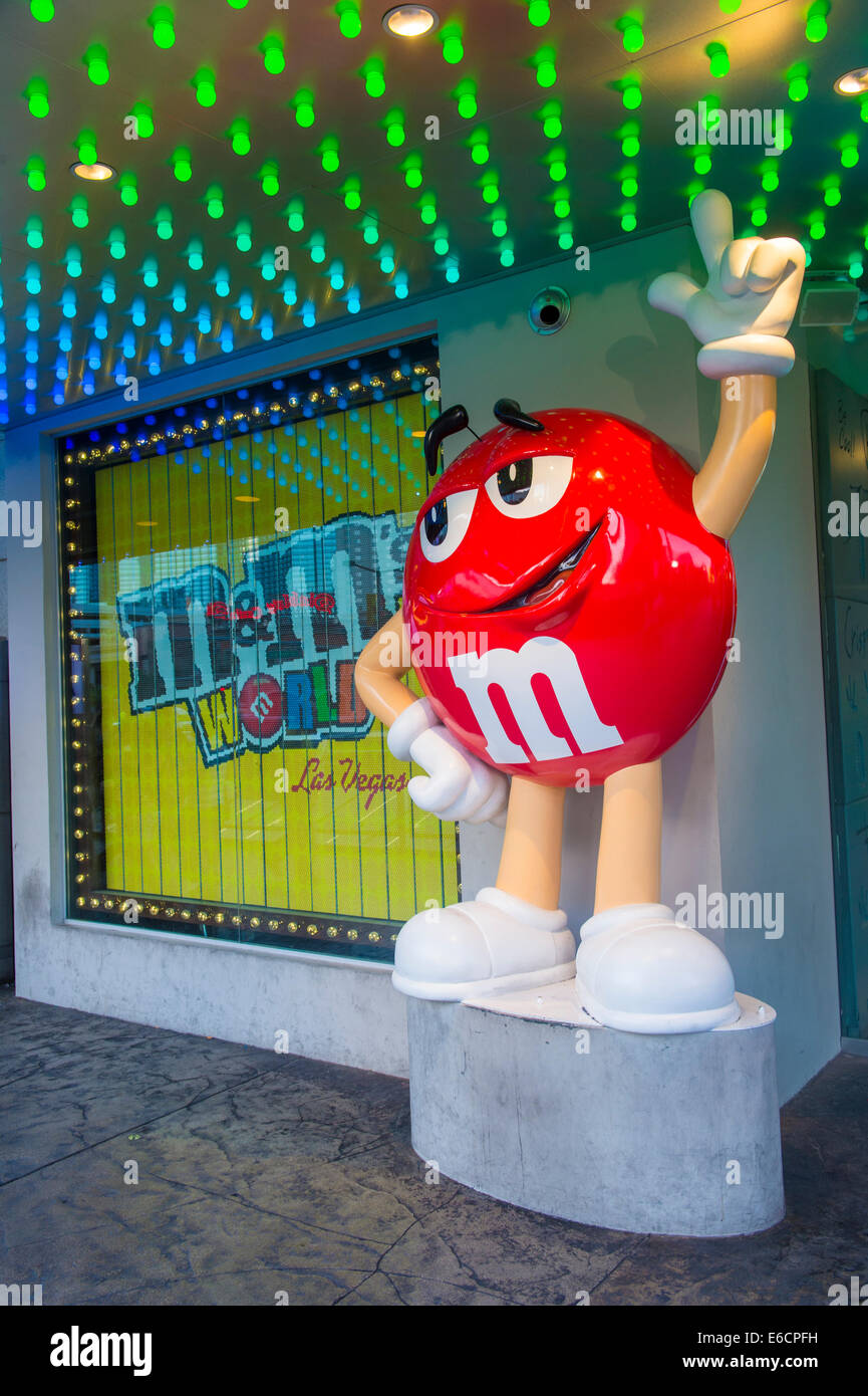 The M&M world store in Las Vegas strip Stock Photo Alamy