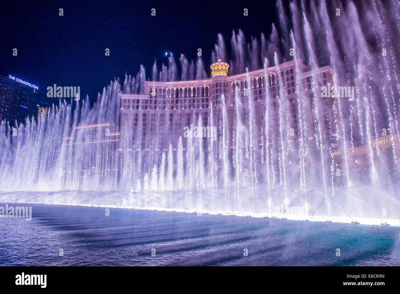 Bellagio hotel and the dancing fountains in Las Vegas Stock Photo Alamy