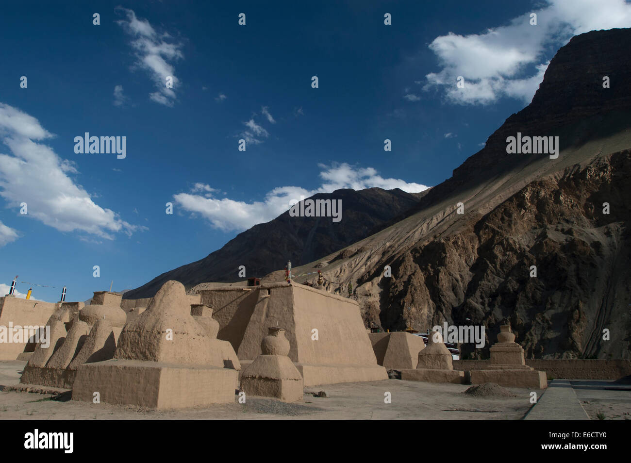 Tabo village hires stock photography and