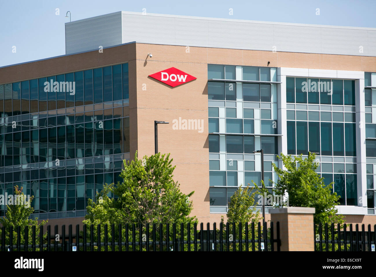 The headquarters of the Dow Chemical Company in Midland, Michigan. Stock Photo