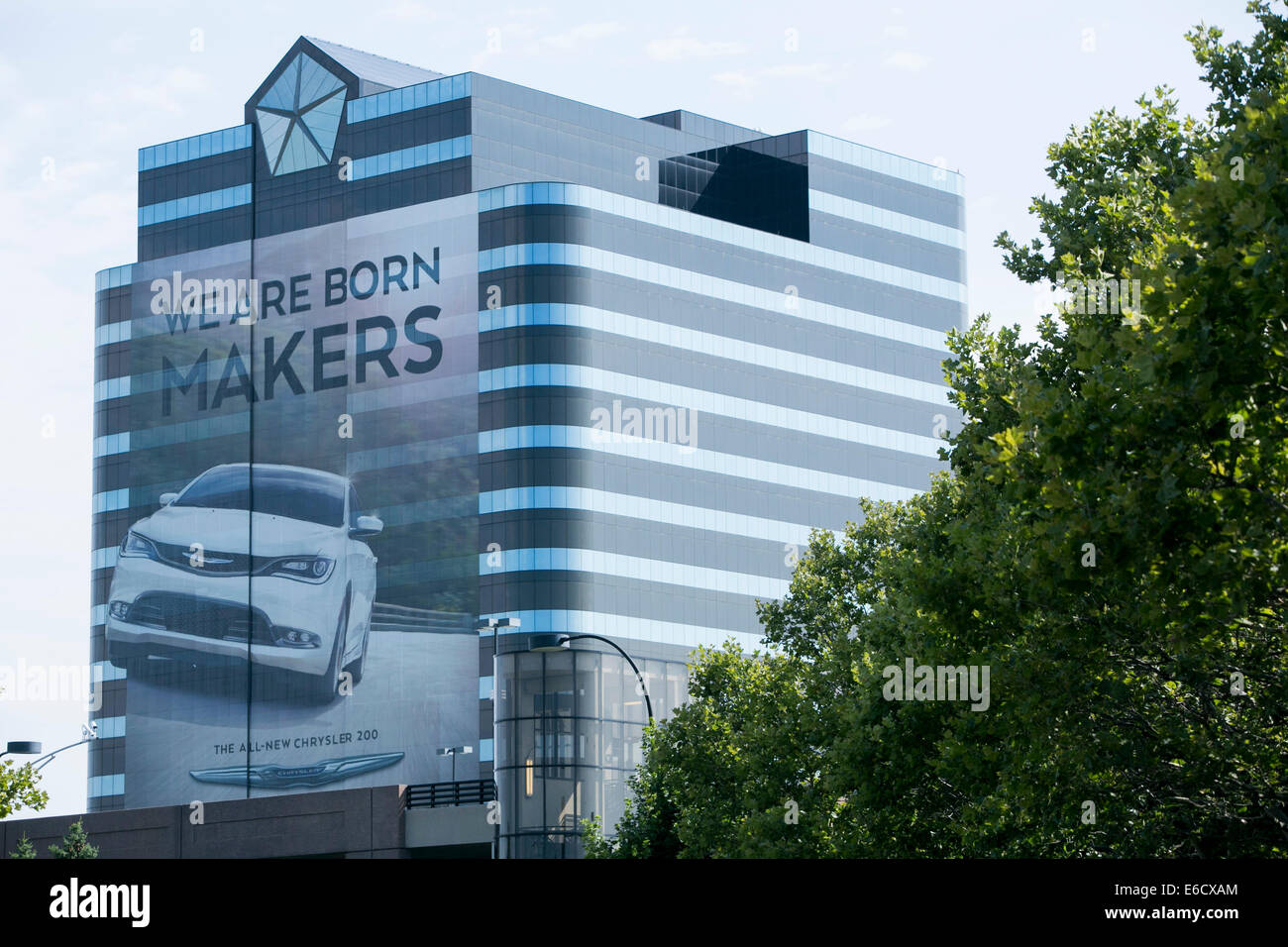 The headquarters of Chrysler Group LLC in Auburn Hills, Michigan Stock