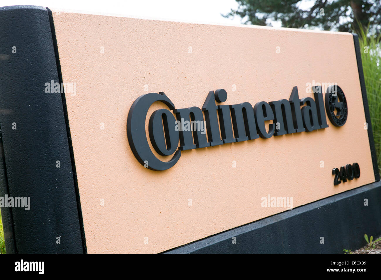 A facility occupied by auto parts maker Continental AG in Auburn Hills, Michigan. Stock Photo