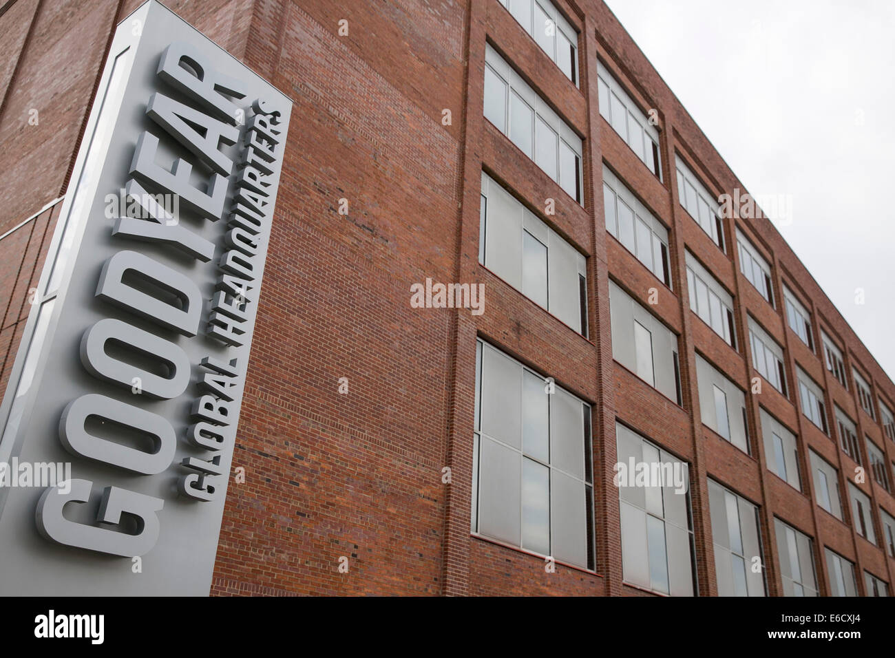 The headquarters of The Goodyear Tire & Rubber Company in Akron, Ohio. Stock Photo