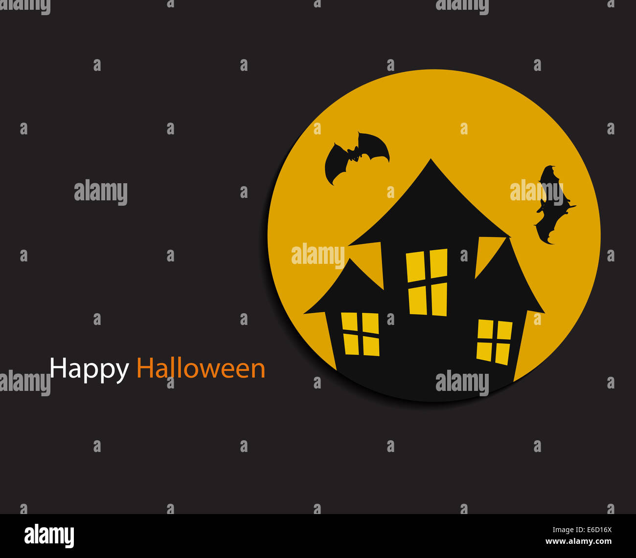 Halloween Background with Pumpkin Vector Illustration Stock Photo - Alamy