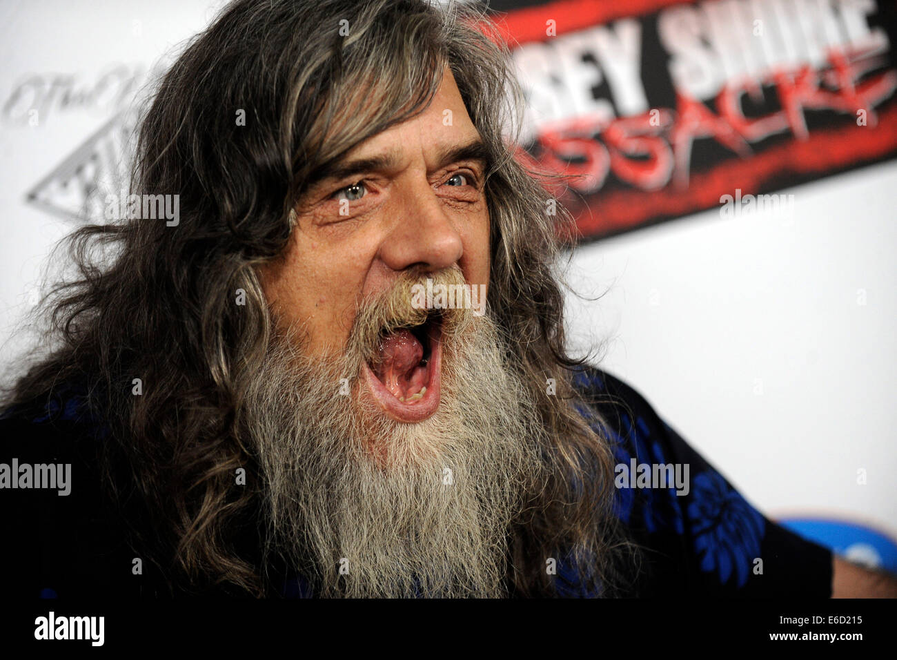 New York, US. 19th Aug, 2014. Bigfoot attends the 'Jersey Shore Massacre'  New York Premiere at AMC Lincoln Square Theater on August 19, 2014 in New  York City. Credit: dpa picture alliance/Alamy