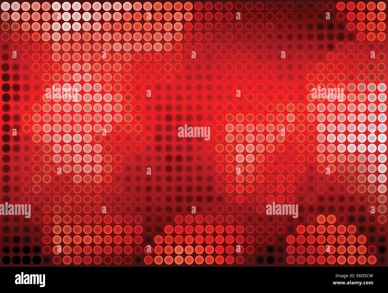 Abstract editable vector background of red dots Stock Vector