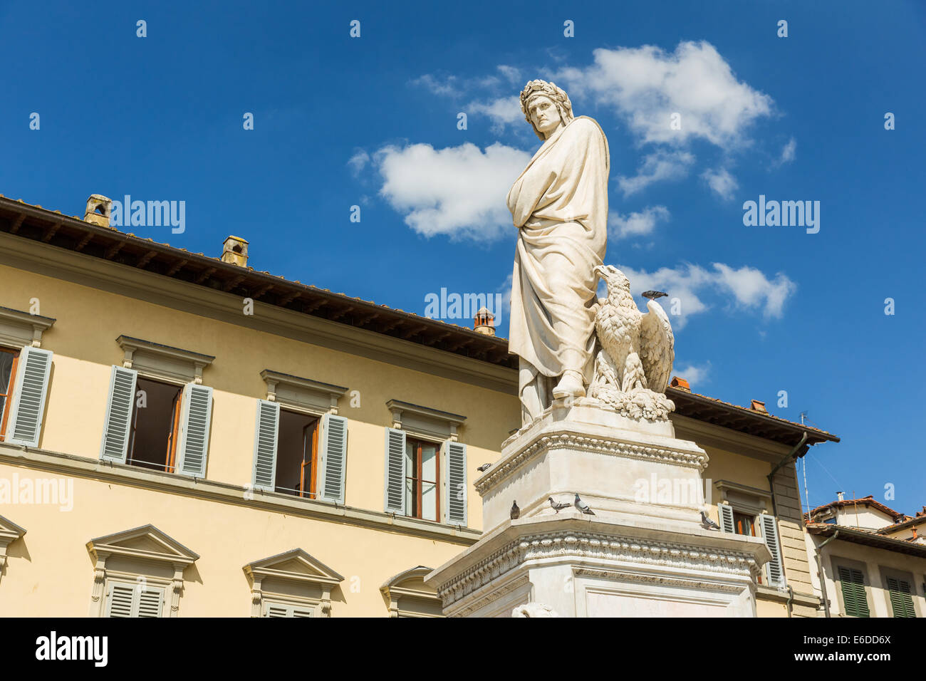 Monument to Dante Alighieri. Florence, Italia. Stock Photo