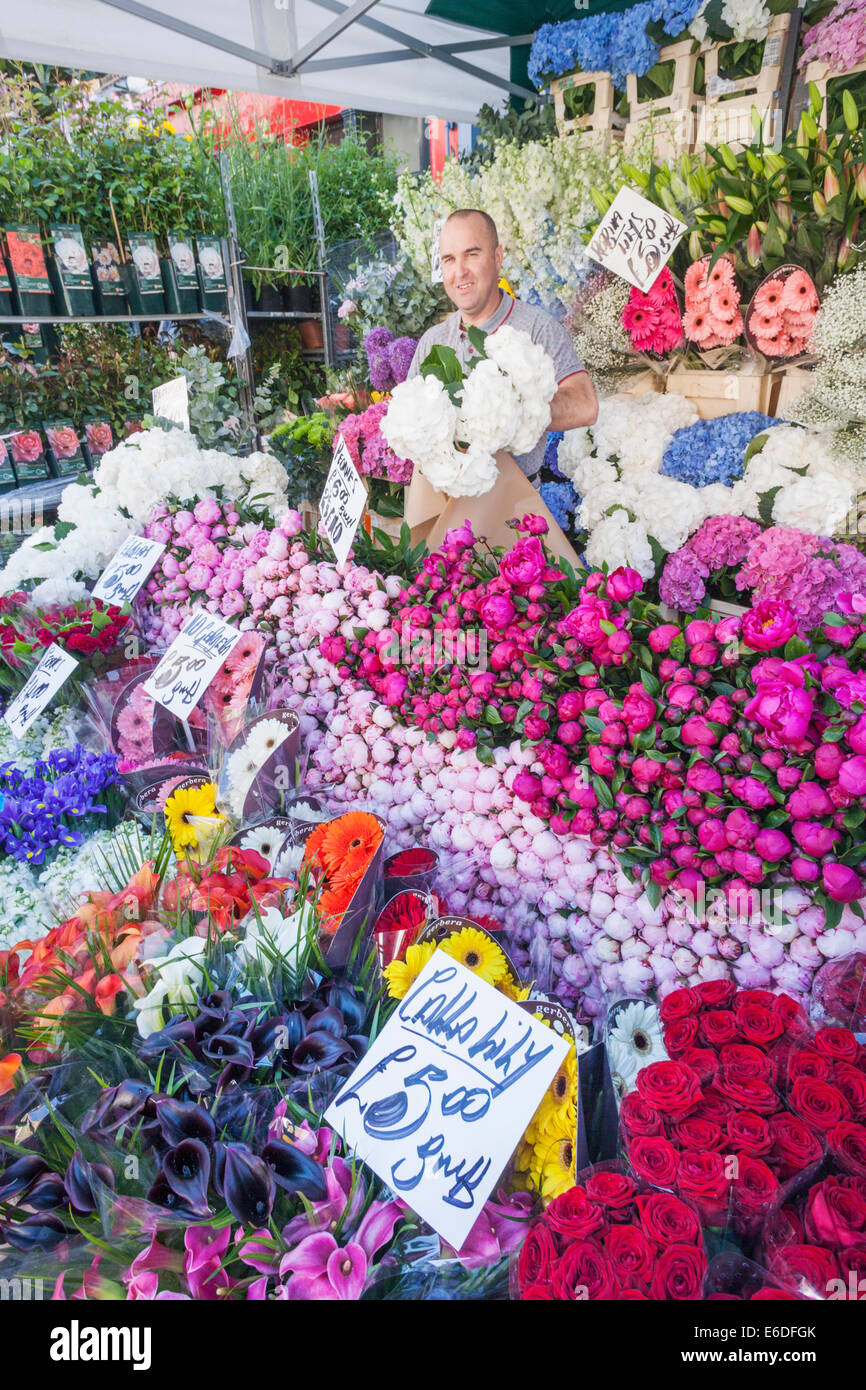 England, London, Tower Hamlets, Shoreditch, Columbia Road Flower Market