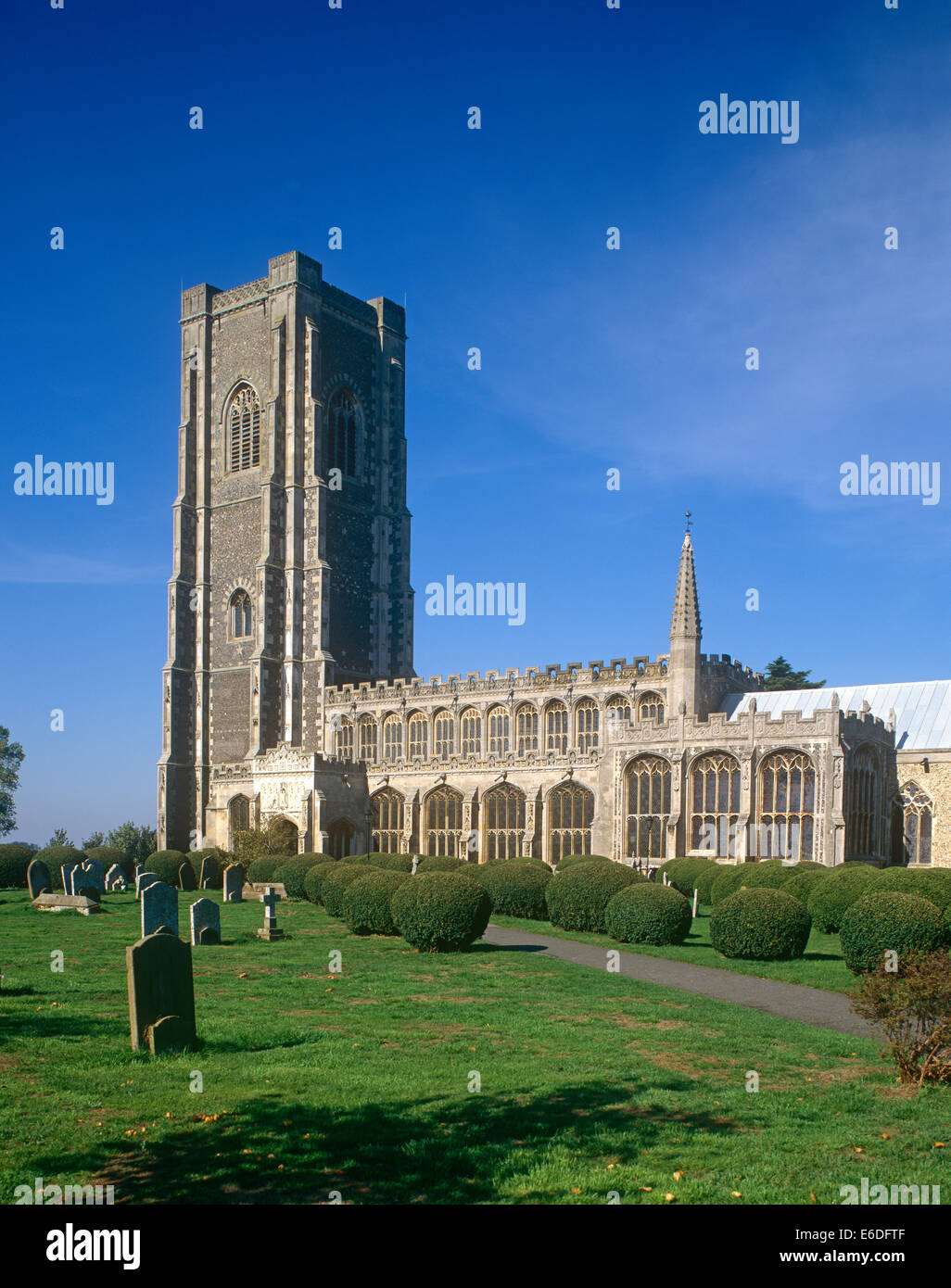 St Peter & Paul Church Lavenham Suffolk UK Stock Photo