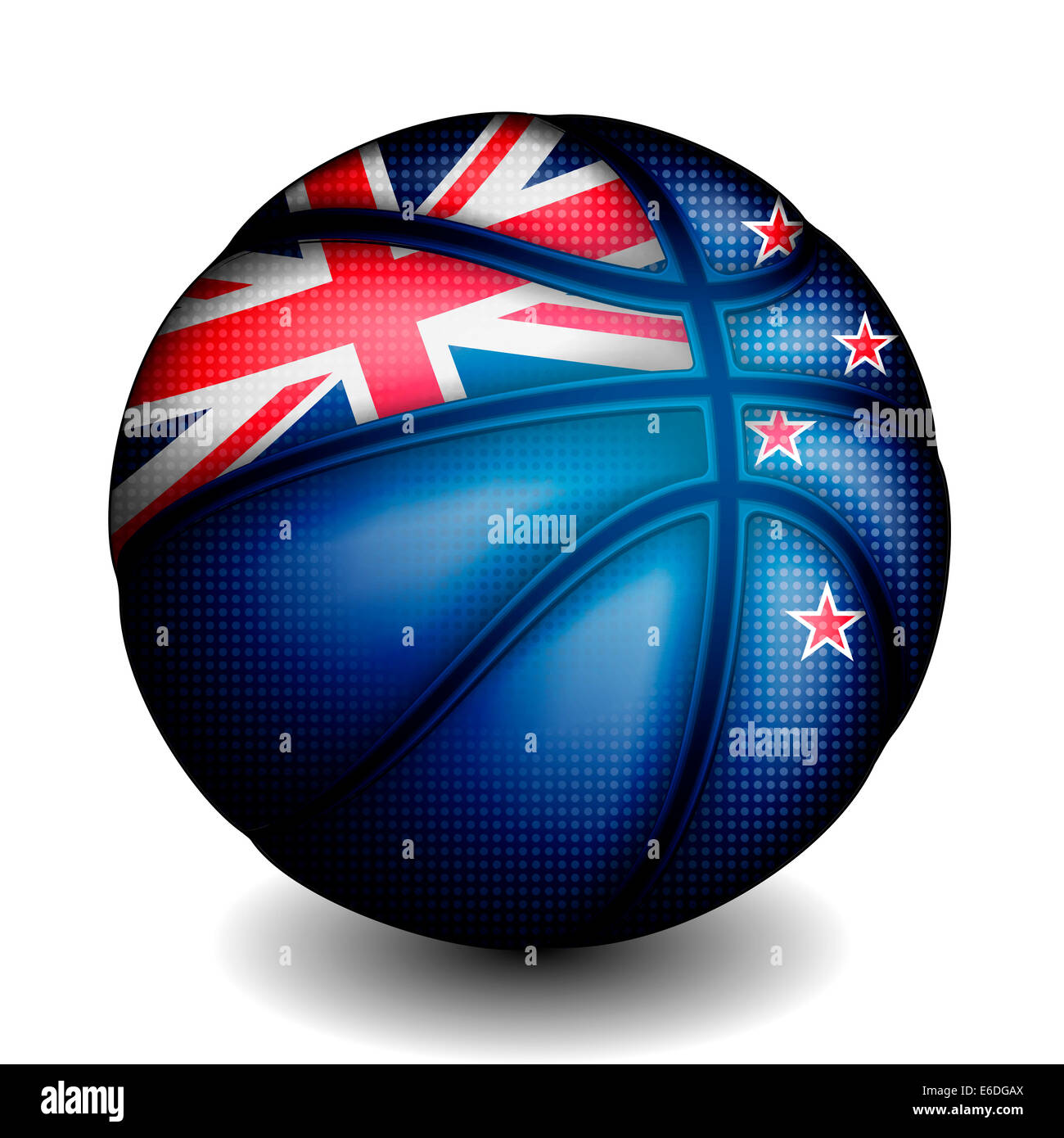 New Zealand basket ball, vector Stock Photo