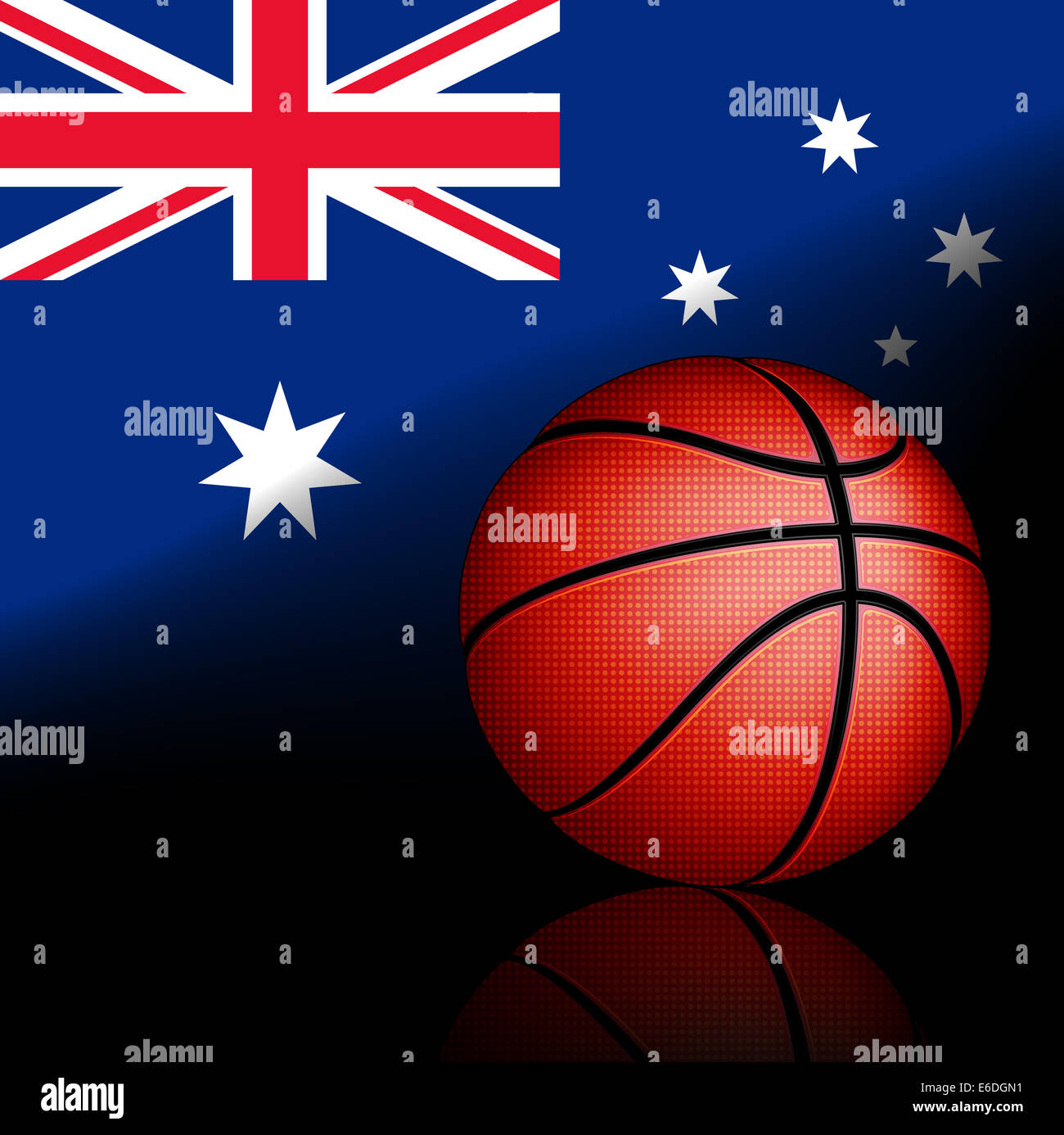 Australian basket ball, vector Stock Photo Alamy