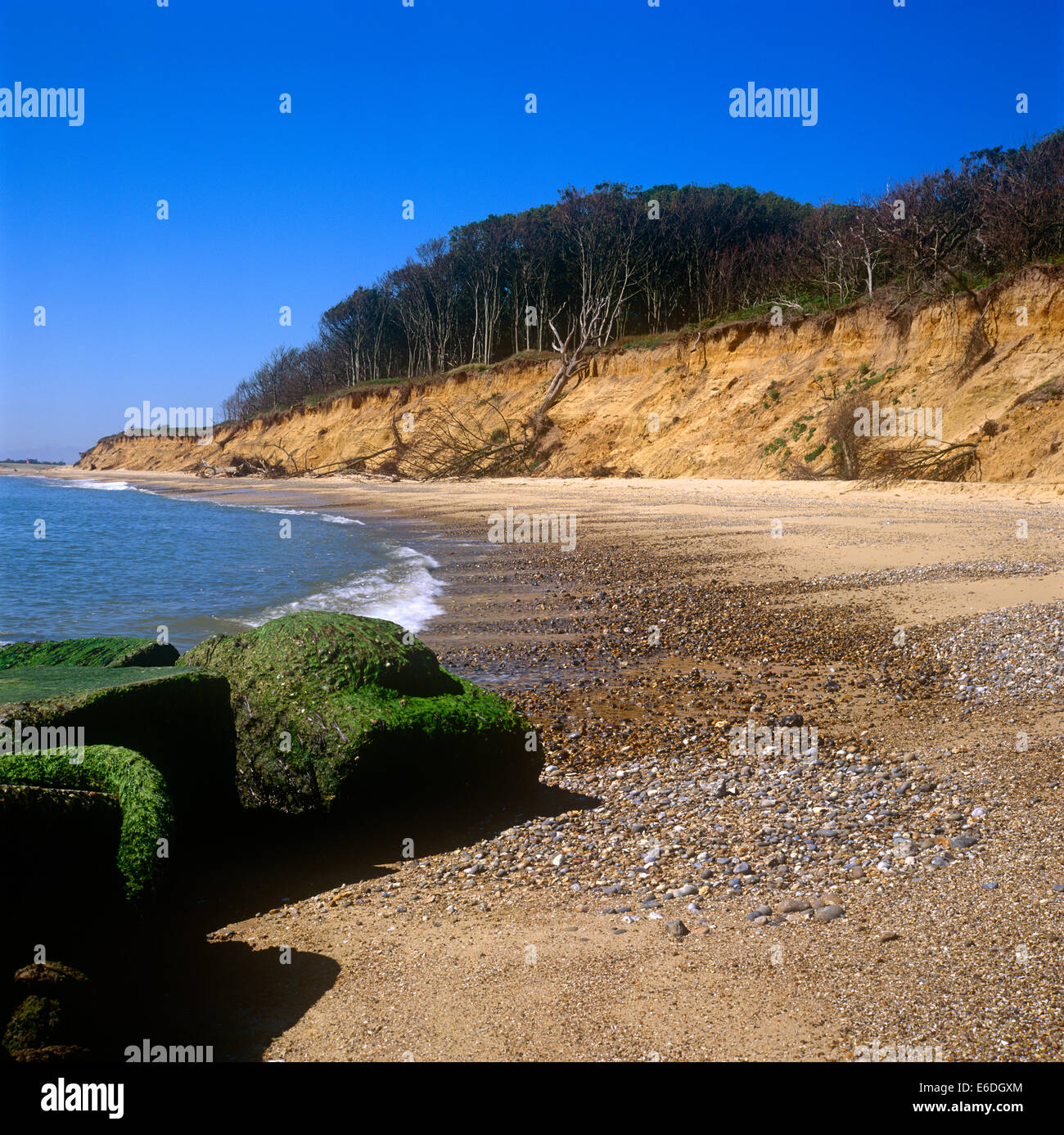 covehithe beach suffolk uk united kingdom Stock Photo